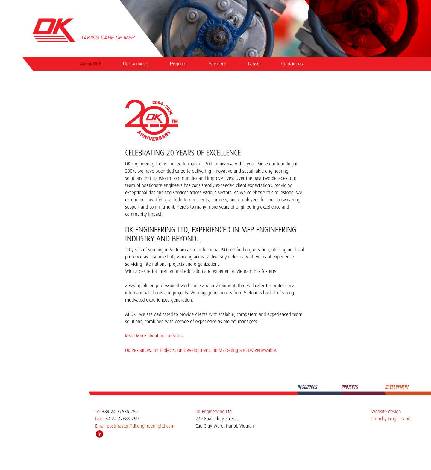 About DK - DK Engineering - Full Screenshot