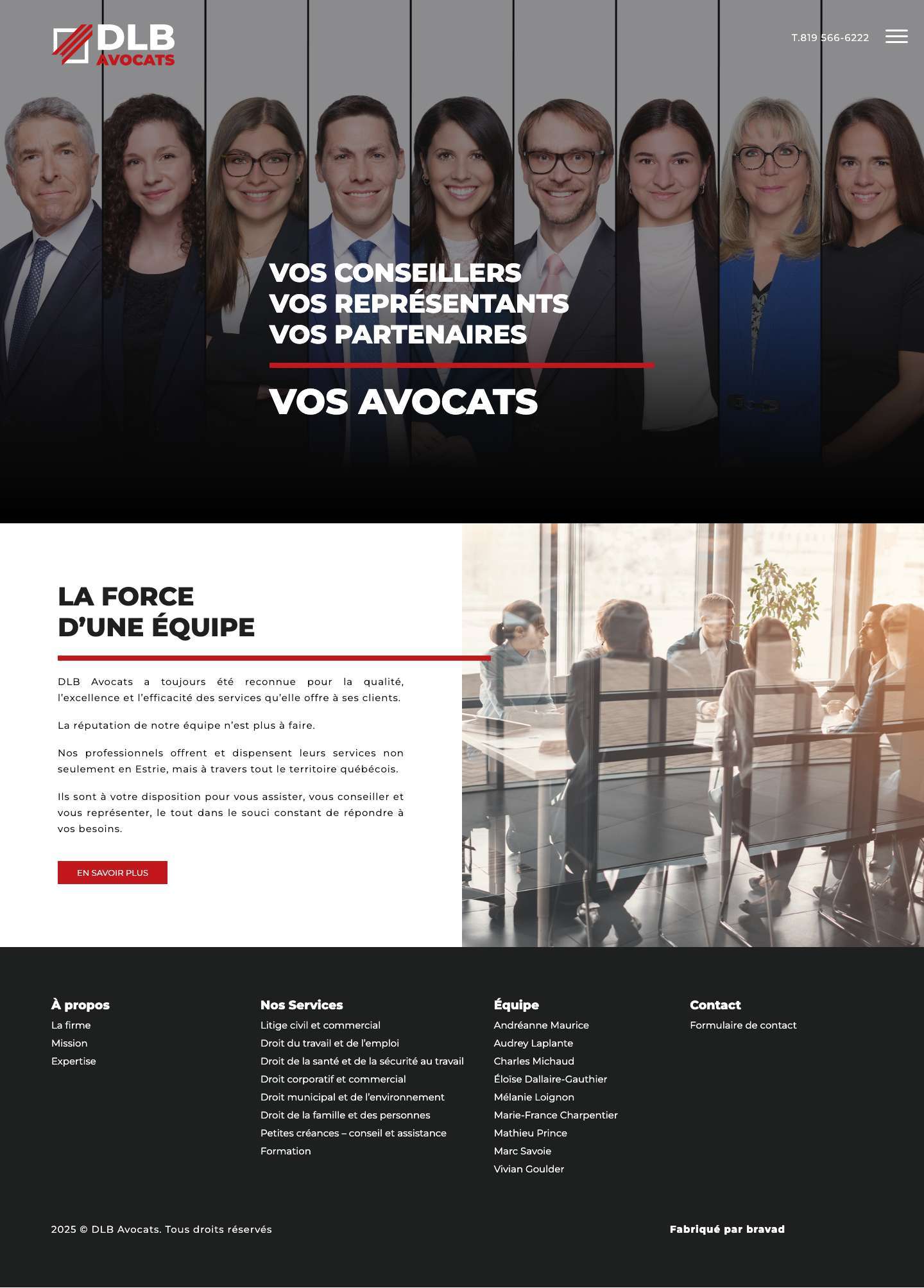 DLB Avocats - Accueil - Full Screenshot