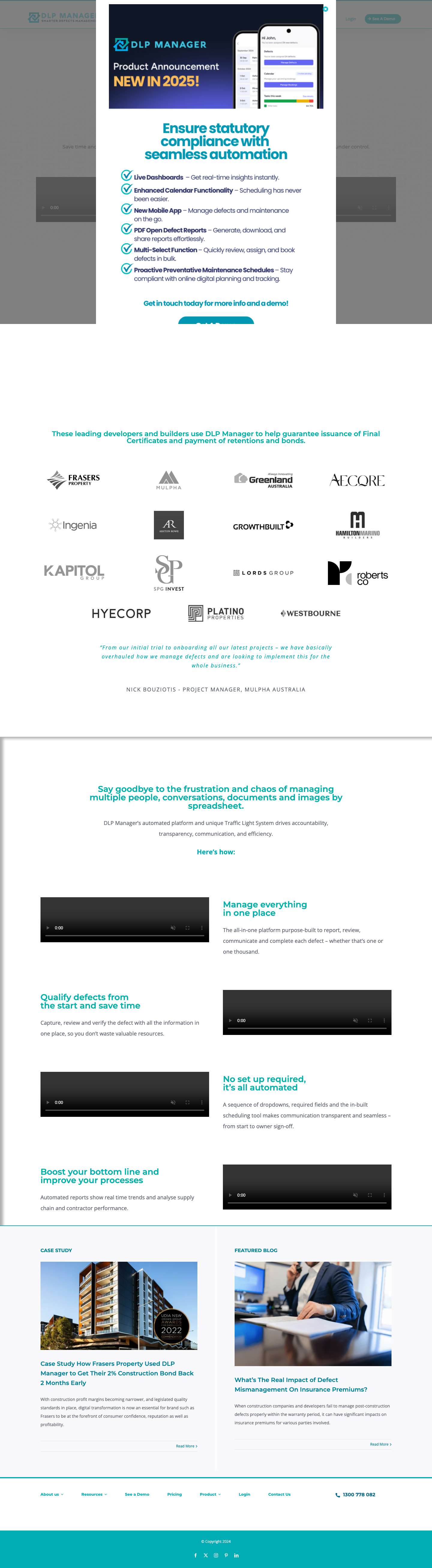 DLP Manager - Smarter Defects Management - Full Screenshot