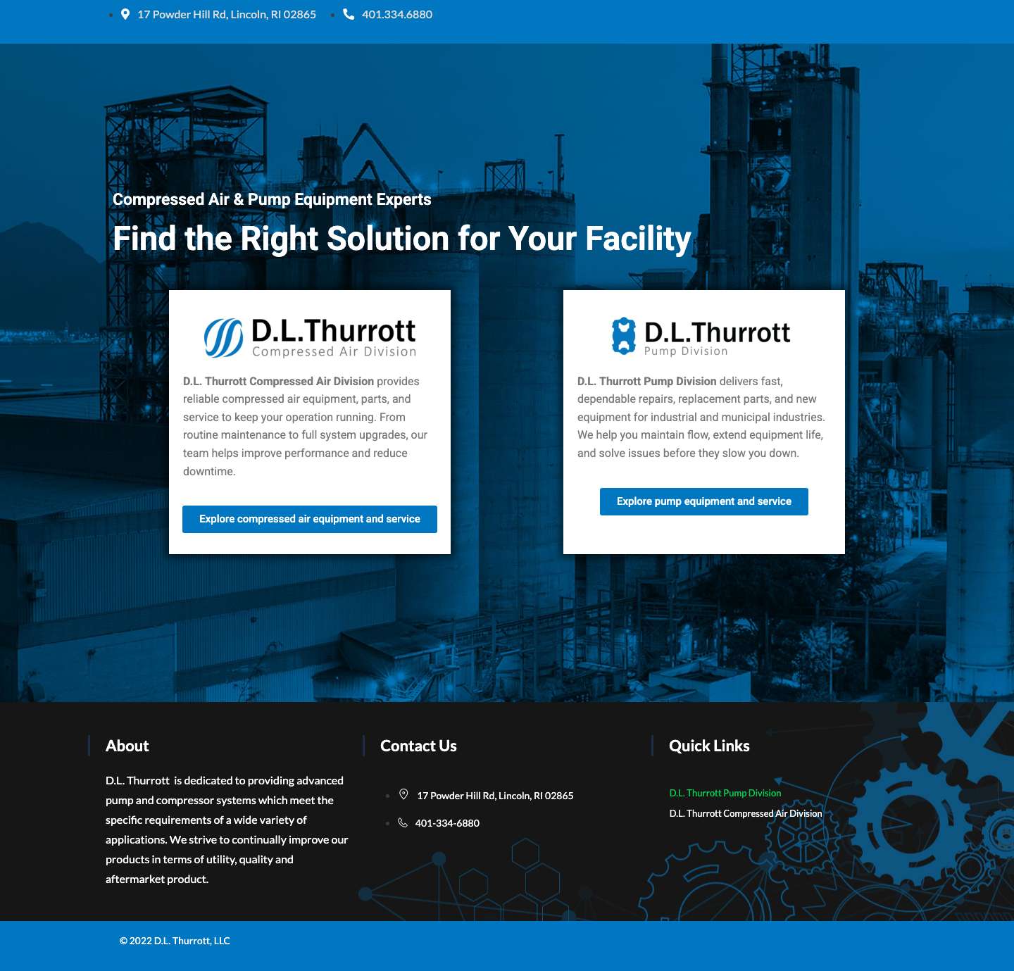 Home - D.L. Thurrott - Full Screenshot