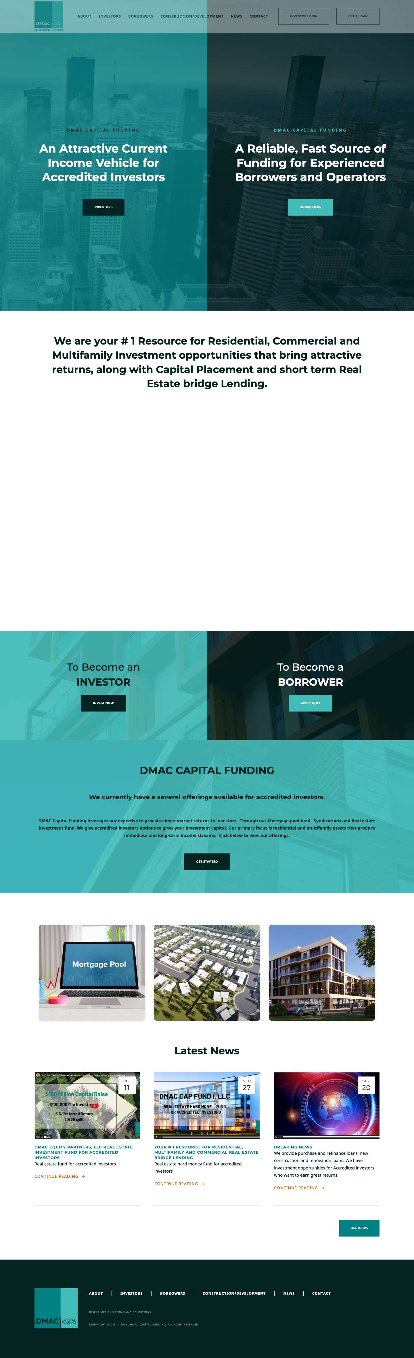 DMAC Capital Funding - Full Screenshot