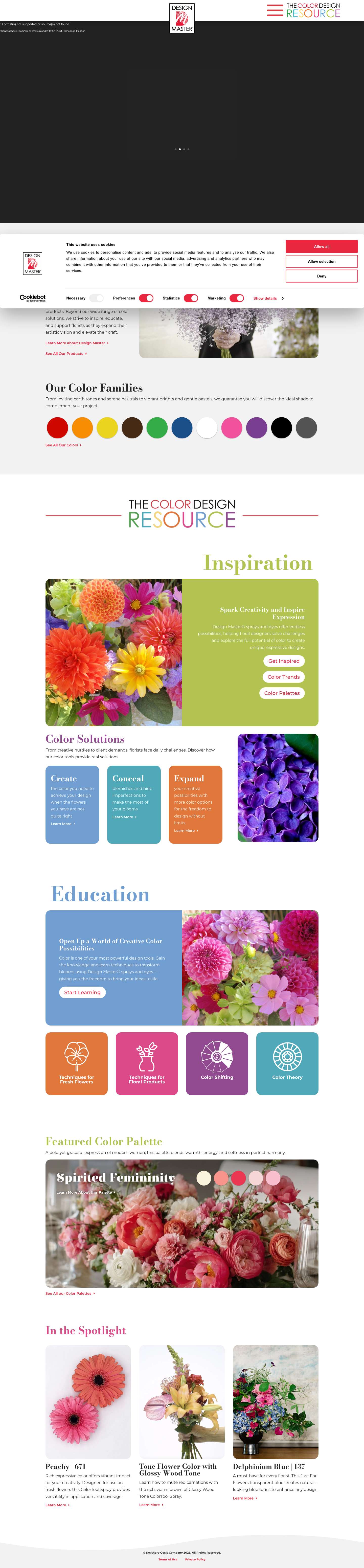 Design Master | The Color Design Resource - Full Screenshot