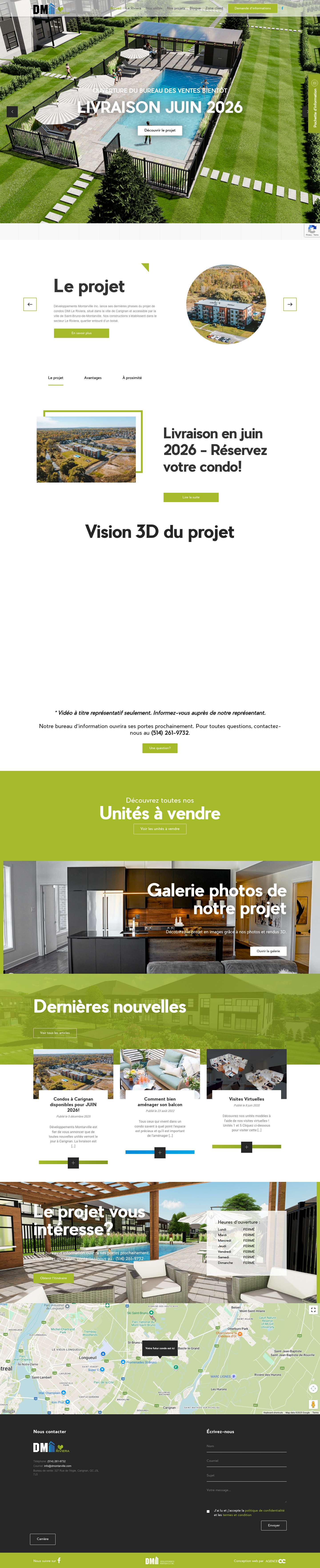 Accueil - Le Riviera - Full Screenshot