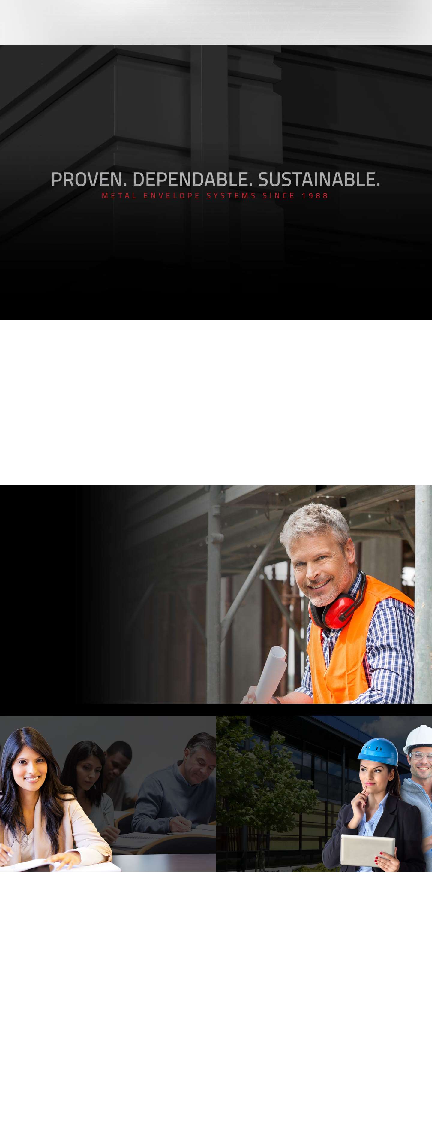 Commercial Metal Envelope Systems Manufacturer | DMI - Full Screenshot