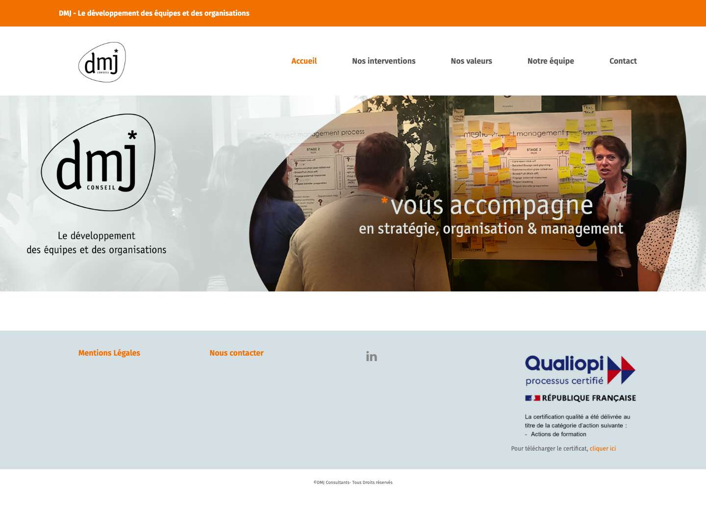 Dmj Consultants – Le Développement des hommes et des organisations - Full Screenshot