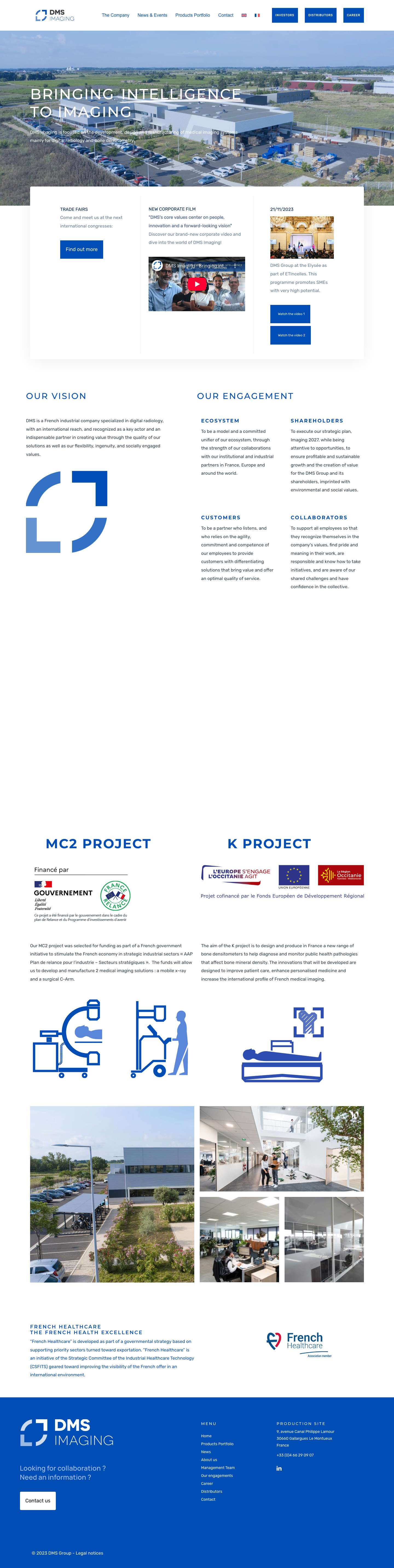 Home — DMS Imaging - Full Screenshot