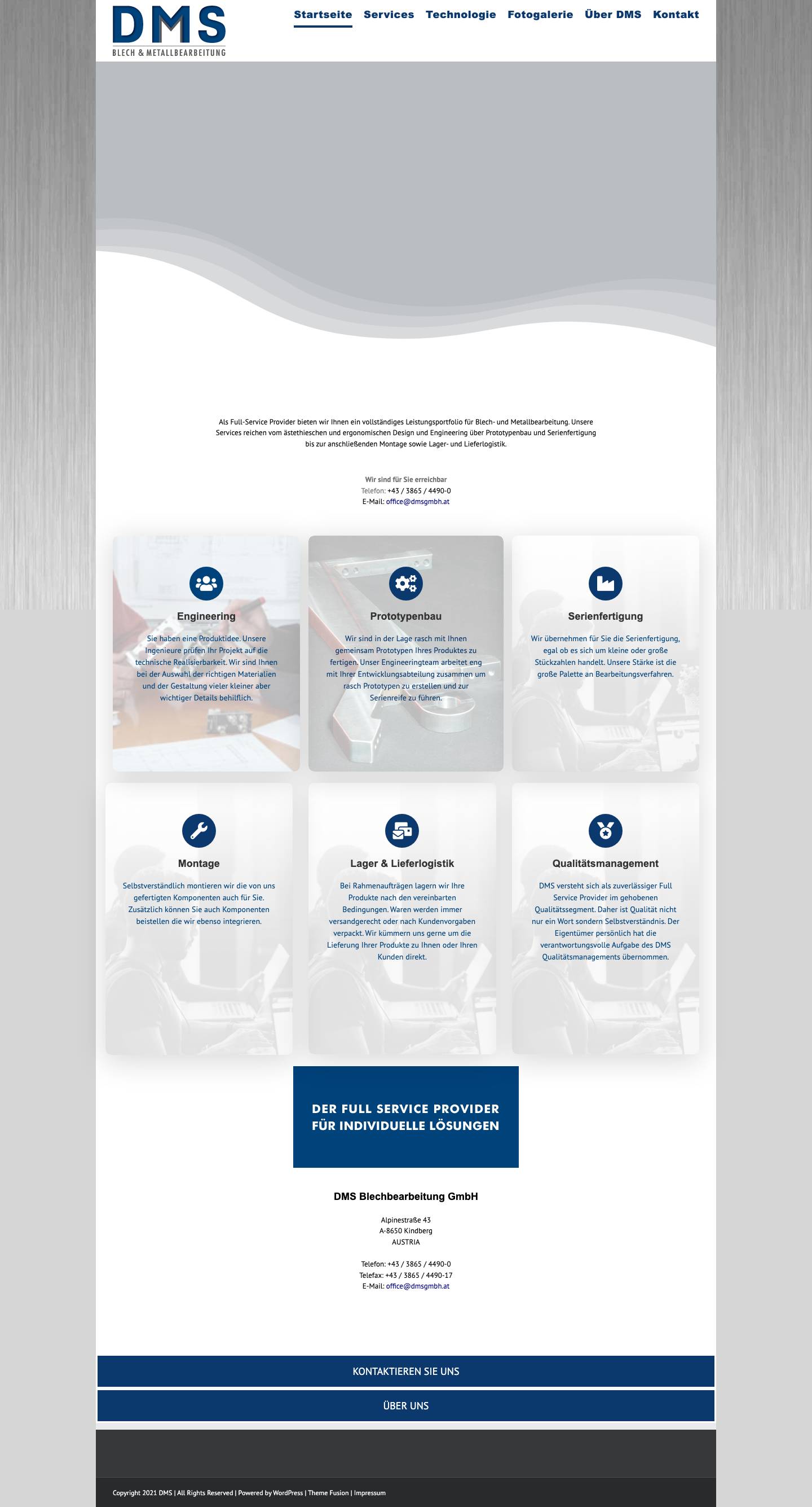 DMS Blech & Metallbearbeitung - Full Screenshot