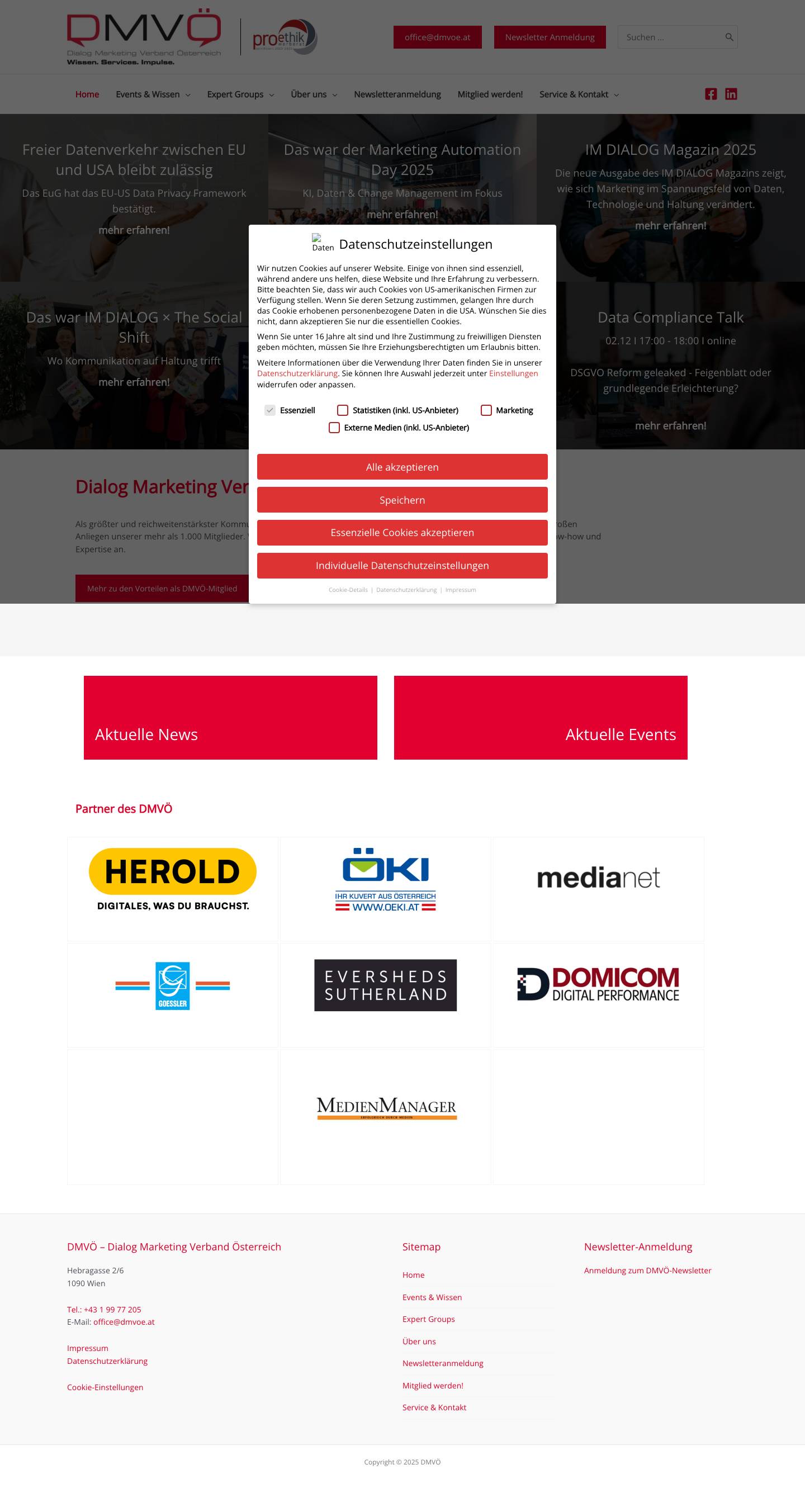 Home | DMVÖ - Full Screenshot