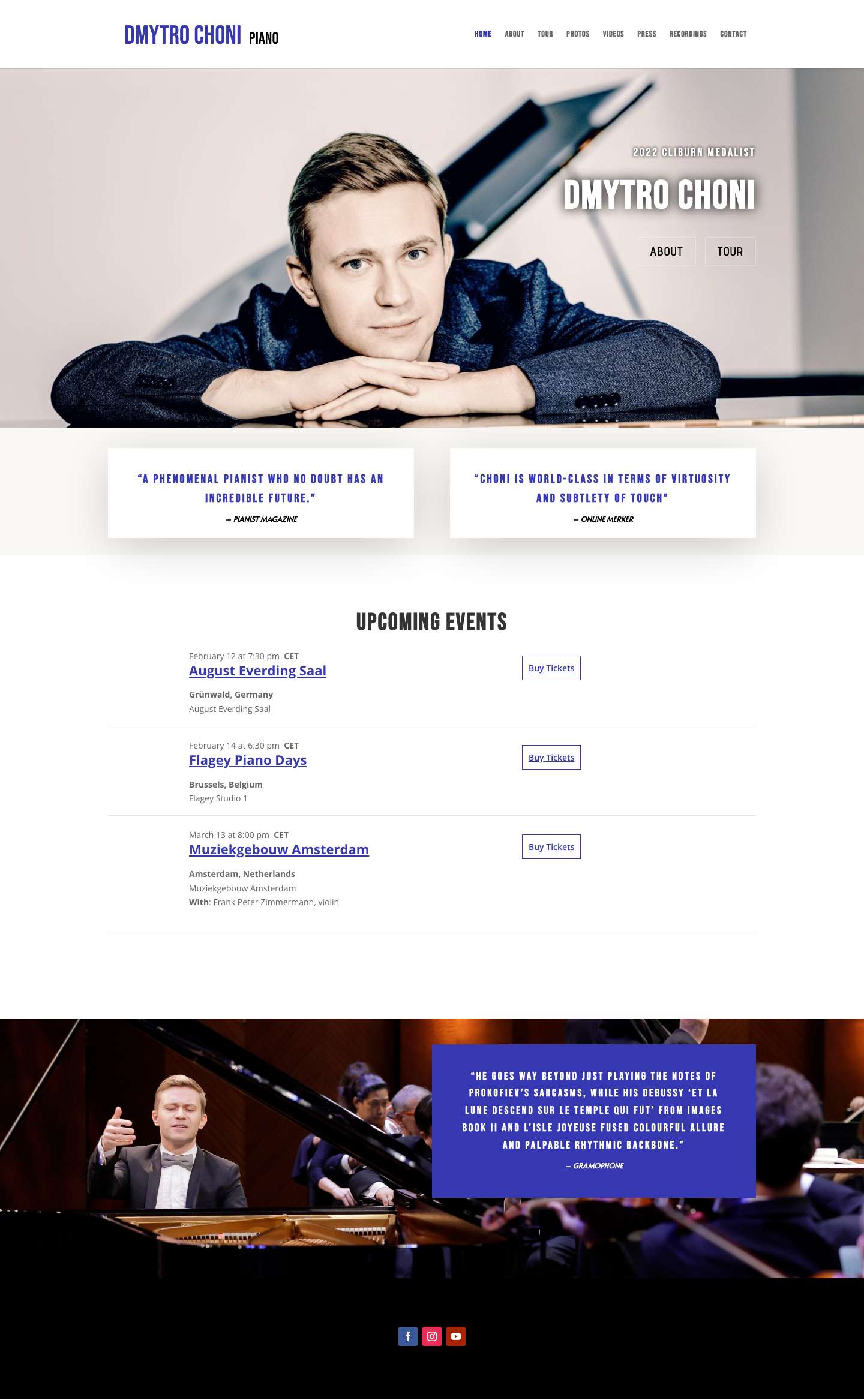 Home - Dmytro Choni - Full Screenshot