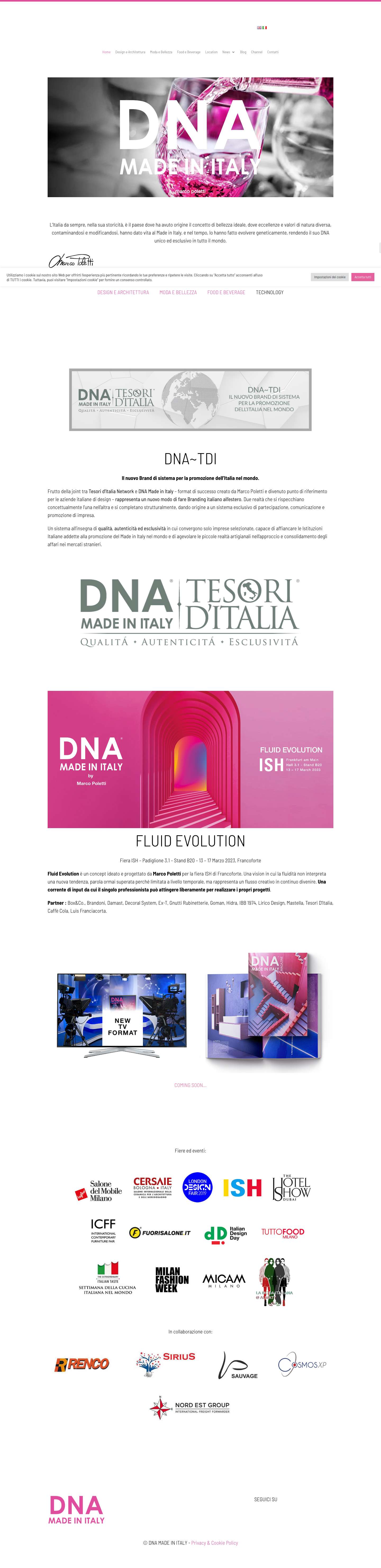 DNA Made in Italy | Marco Poletti - Full Screenshot