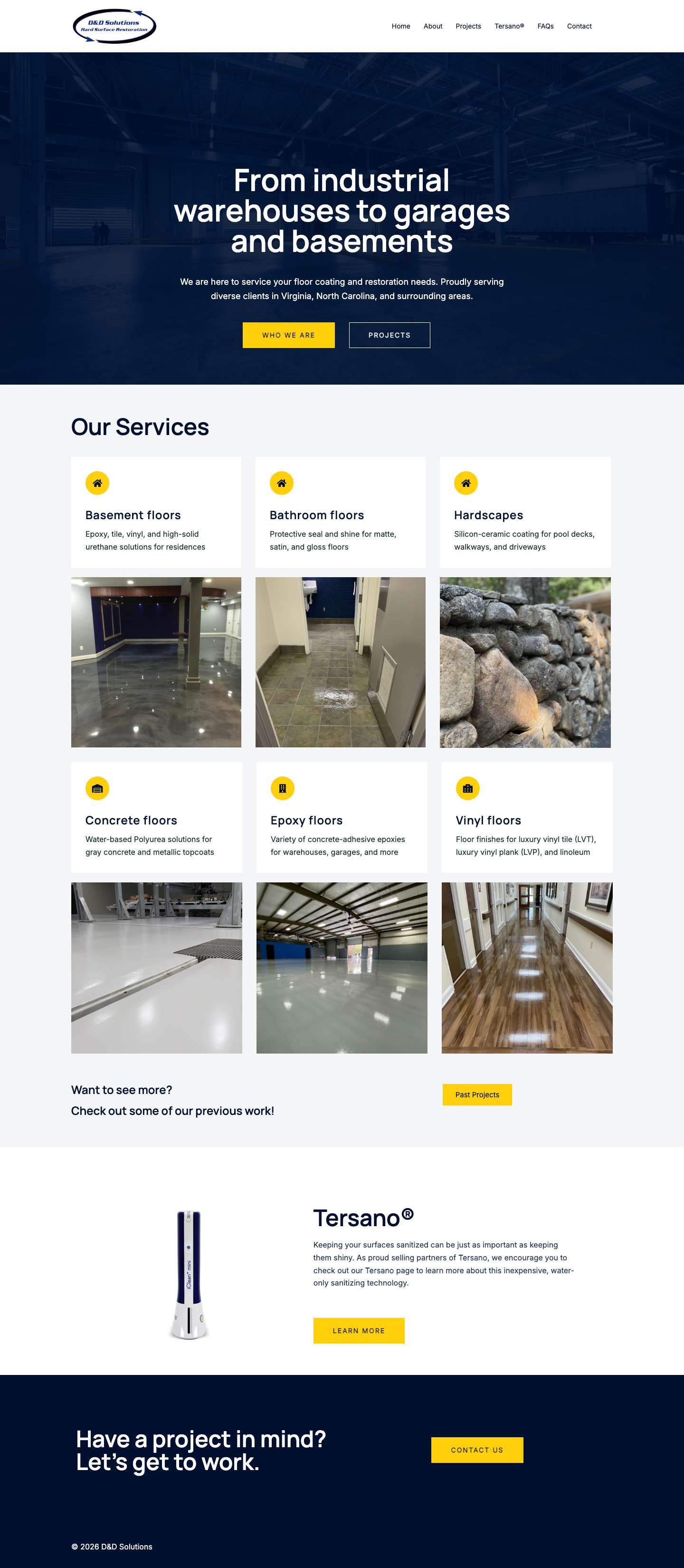 D&D Solutions - Bring life to your floor - Full Screenshot