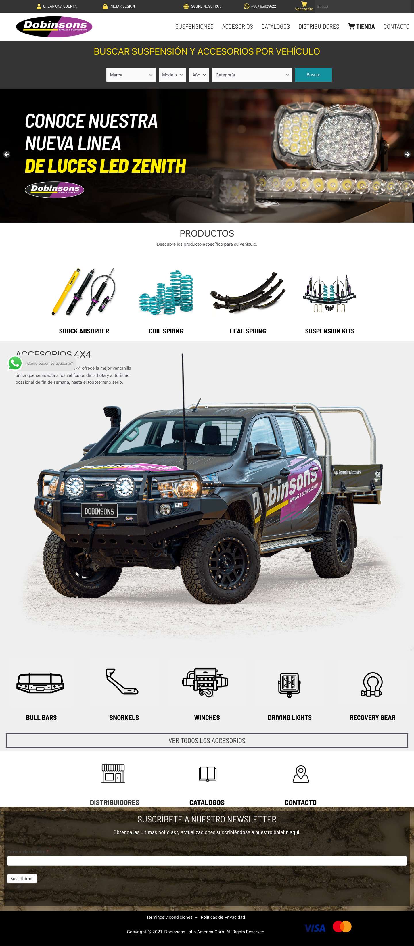 INICIO - Dobinsons Latin America - Full Screenshot