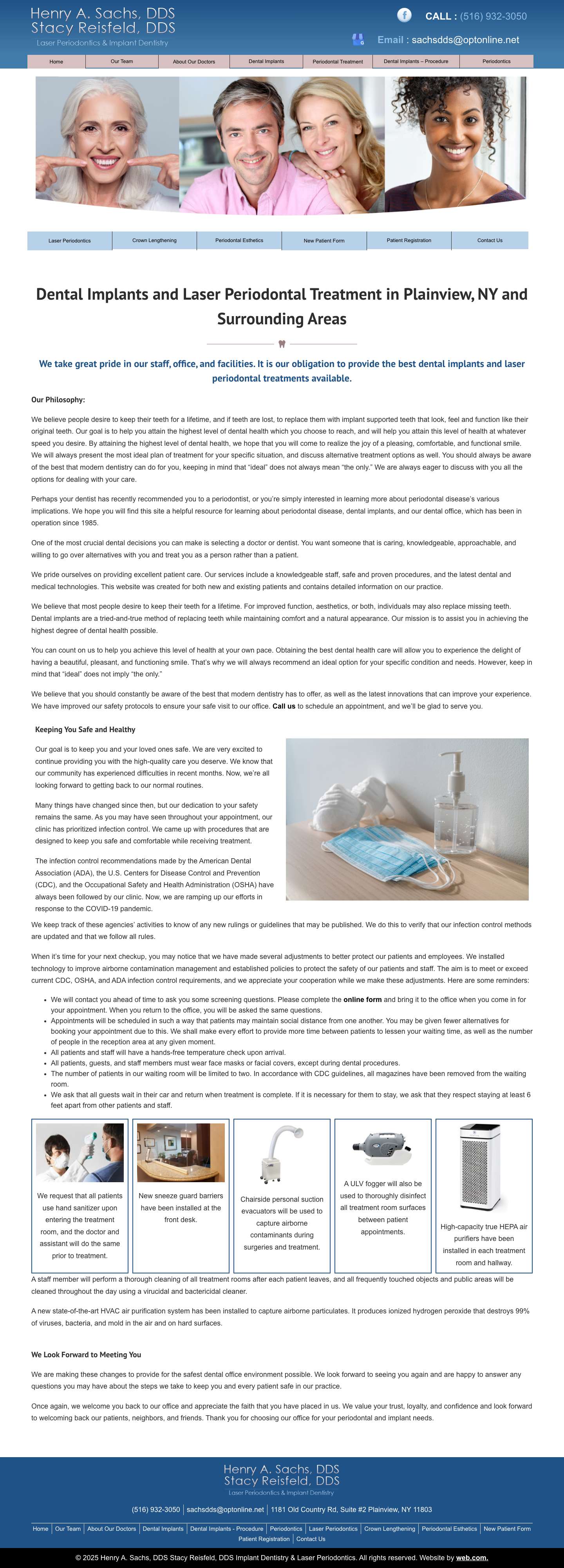 Periodontist | Plainview, NY - Full Screenshot