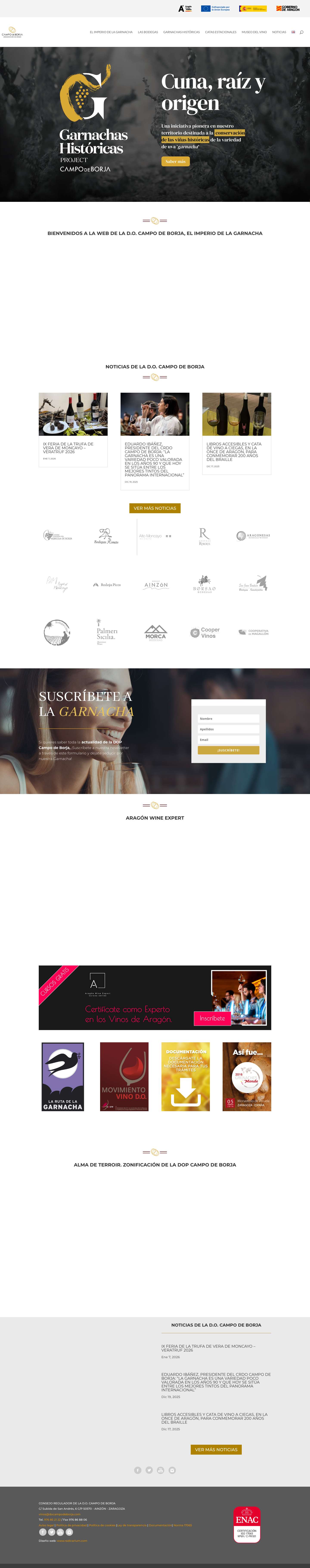 Denominación de Origen Campo de Borja. El imperio de la garnacha - Full Screenshot