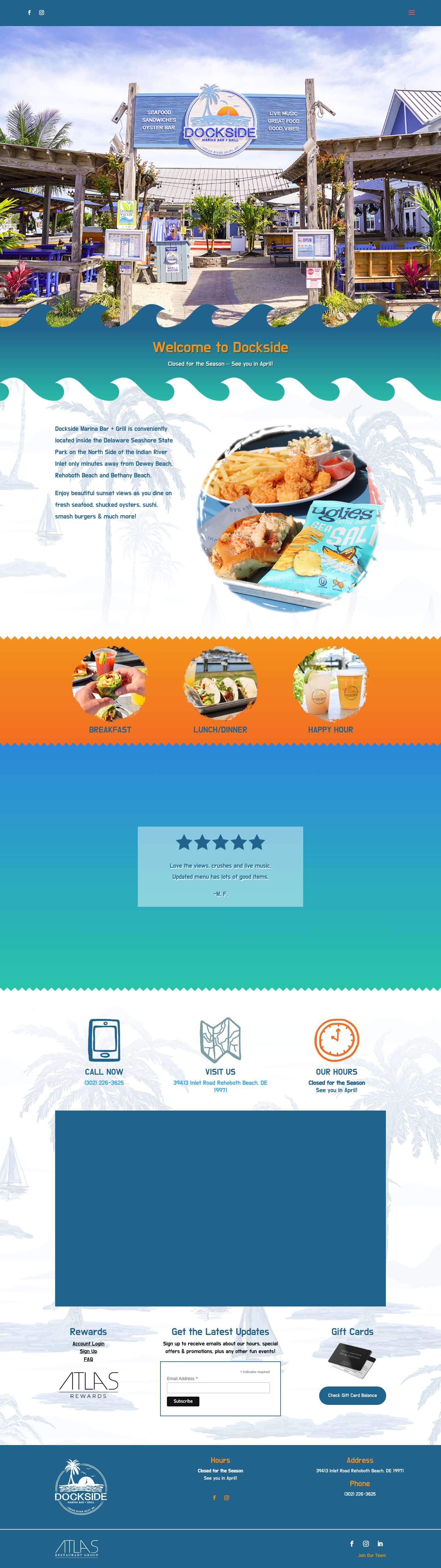 Dockside Marina Bar & Grill - Full Screenshot