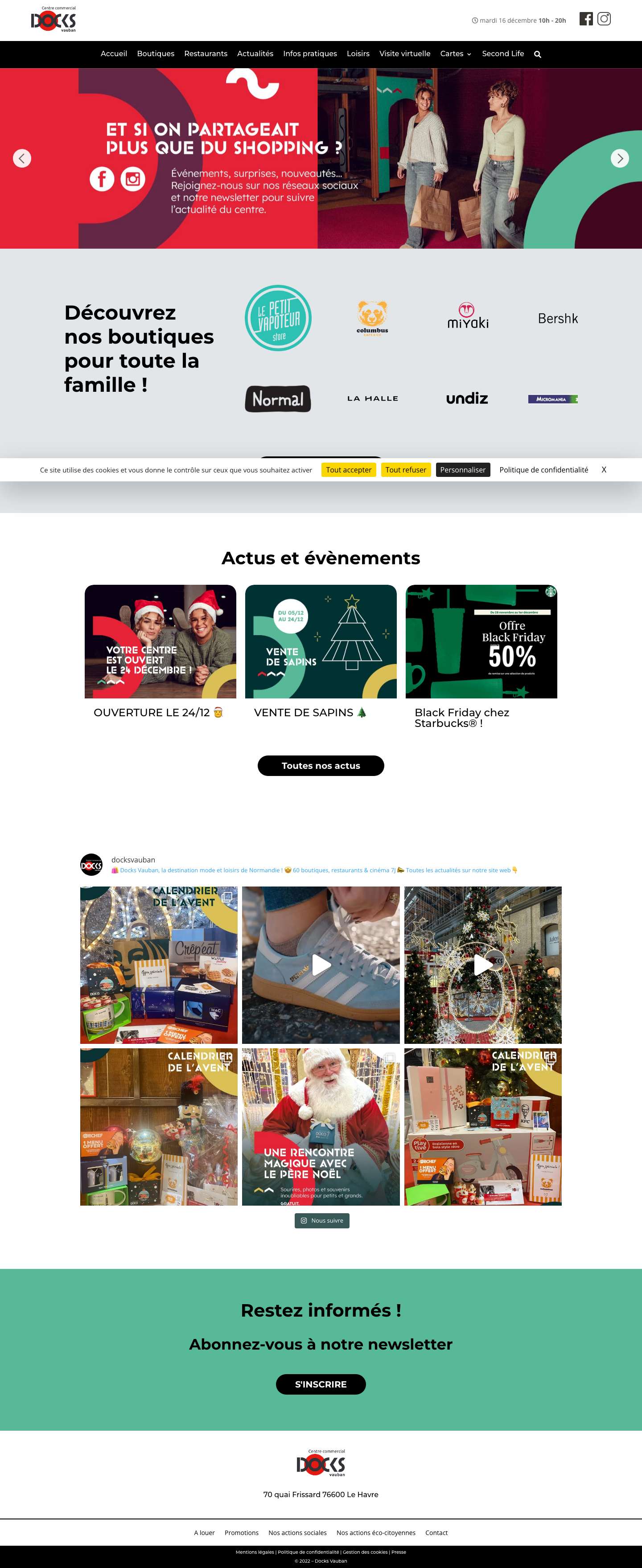 Accueil - Docks Vauban - Full Screenshot