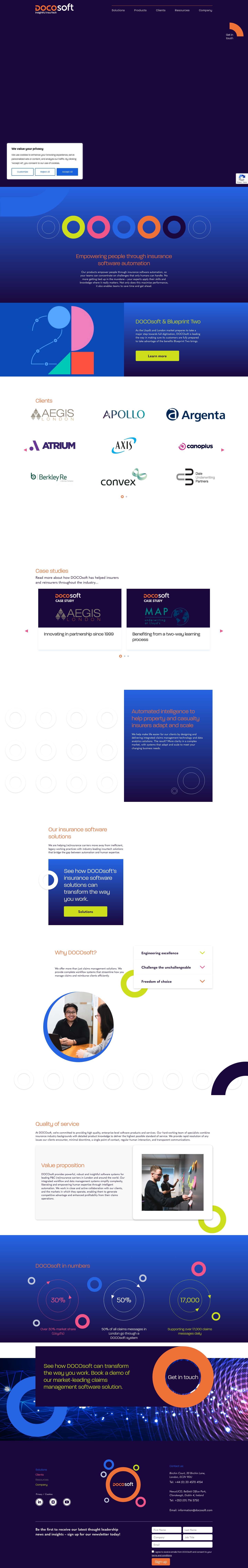 Home - DOCOsoft - Full Screenshot