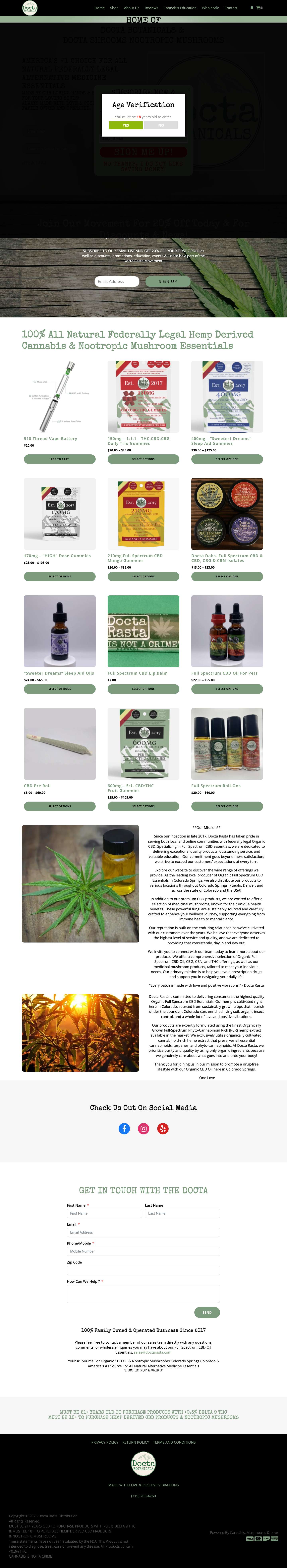 Cannabis Is Not A Crime - Docta Botanicalsusercloseshopping-cartfacebookellipsis-vinstagramyelpcc-visacc-mastercardcc-discovercc-amexcartmagnifiercrosschevron-down - Full Screenshot