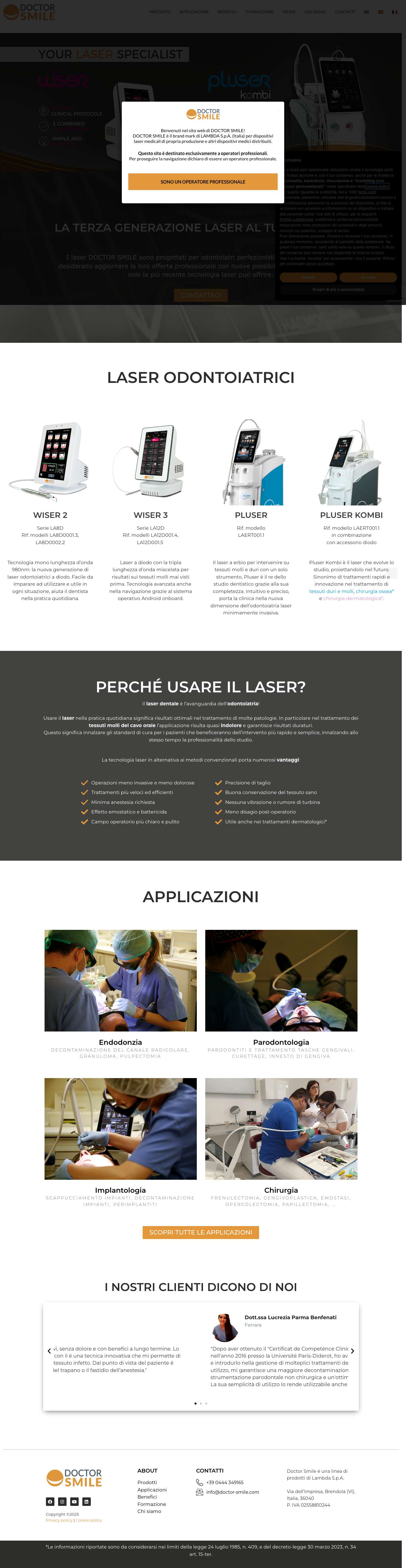 Doctor Smile > Laser dentale - Full Screenshot