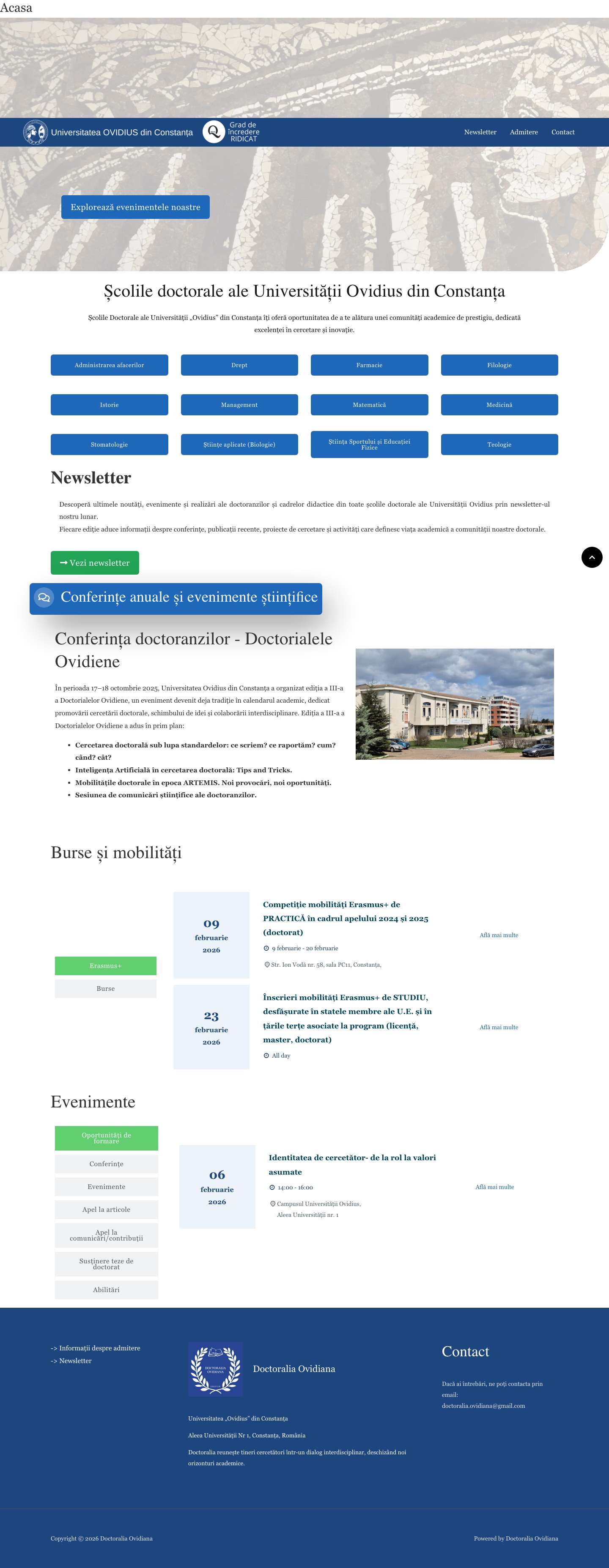 Doctoralia Ovidiana – Doctoralia Ovidiana - Full Screenshot