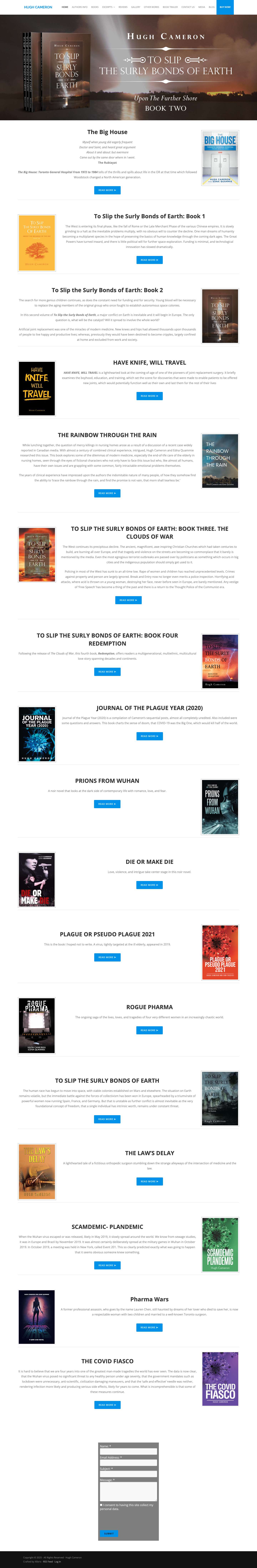 Hugh Cameron’s Book Collection - Full Screenshot