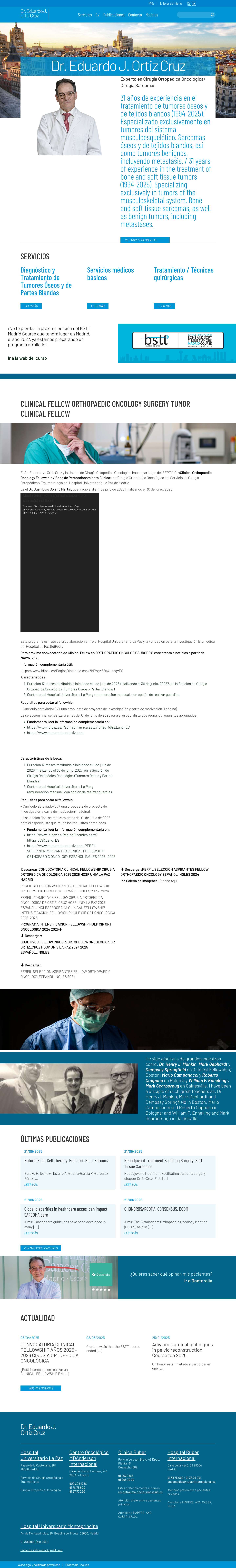 Dr. Eduardo Ortiz Cruz - Full Screenshot