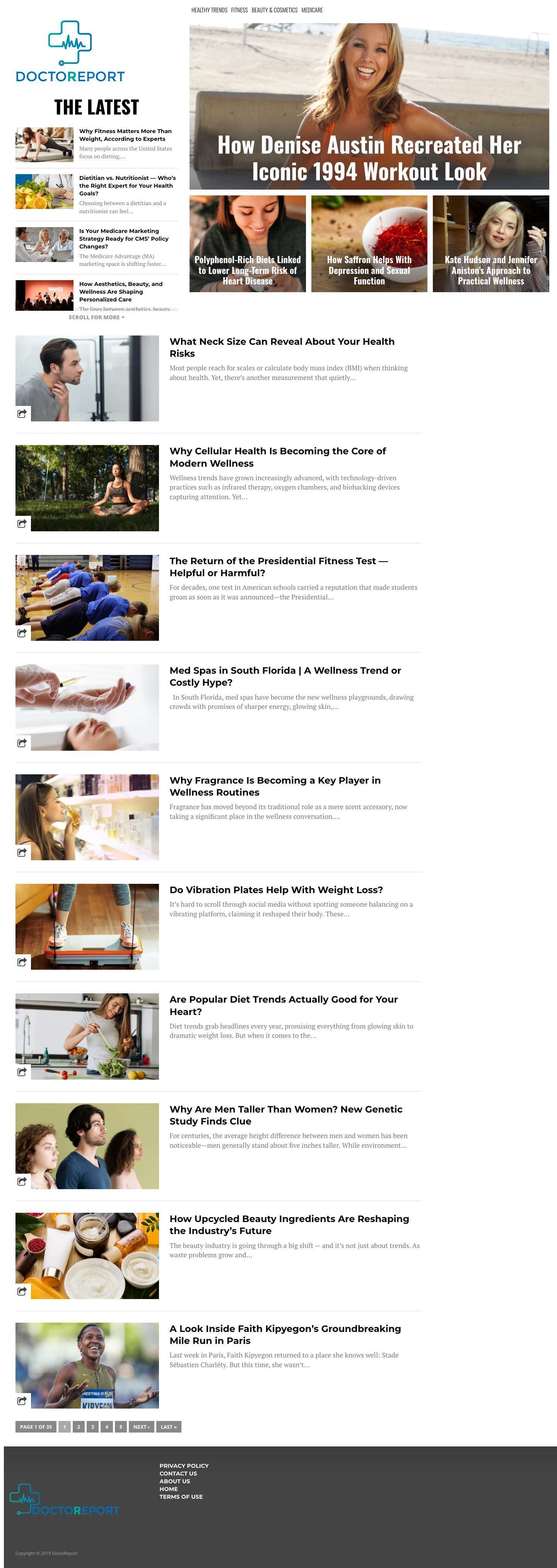 Home - Doctor Report - Full Screenshot