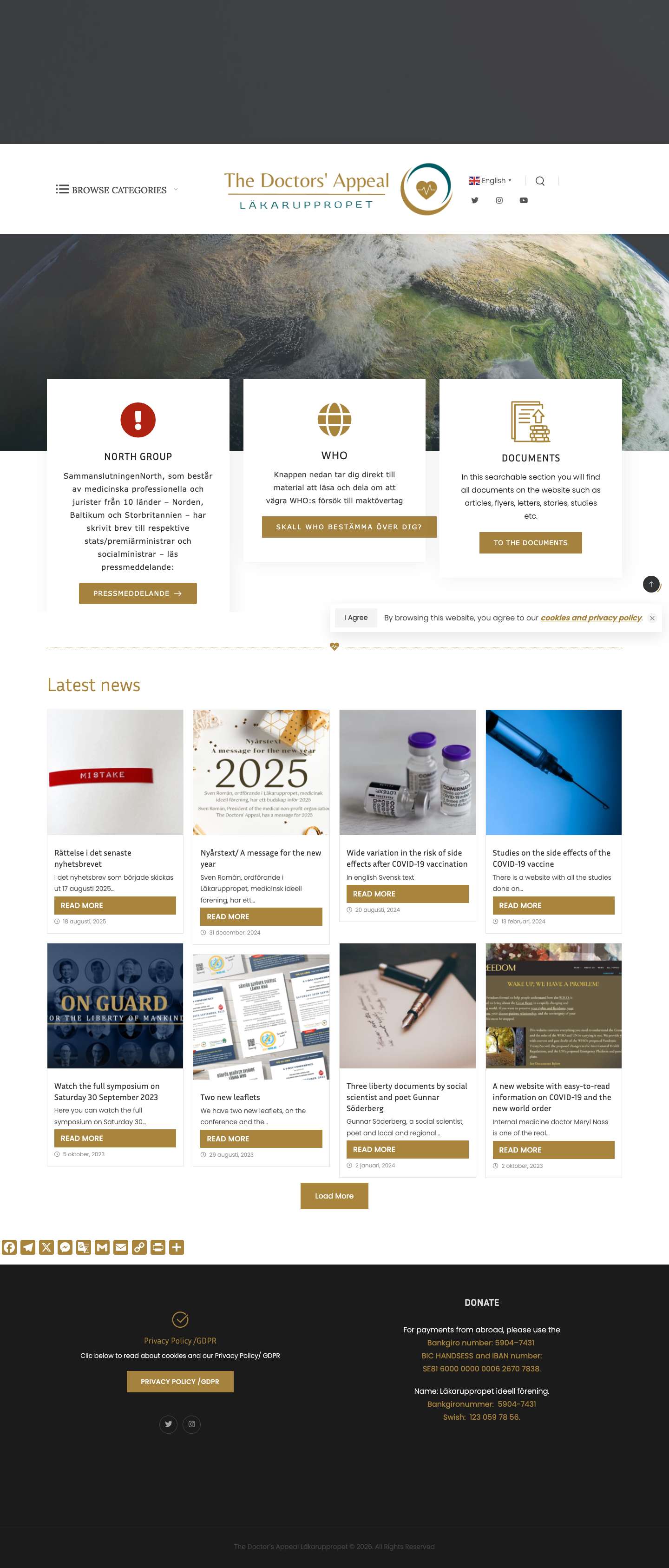 Doctors Appeal | Läkaruppropet - Full Screenshot