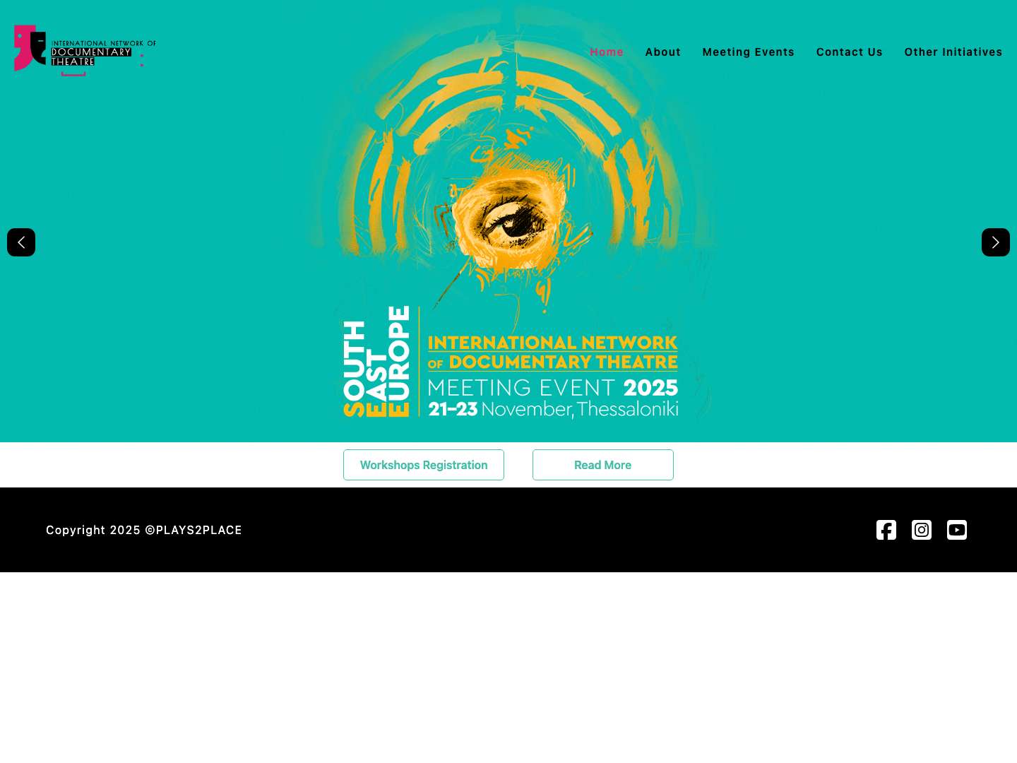 International Network of Documentary Theatre - Full Screenshot