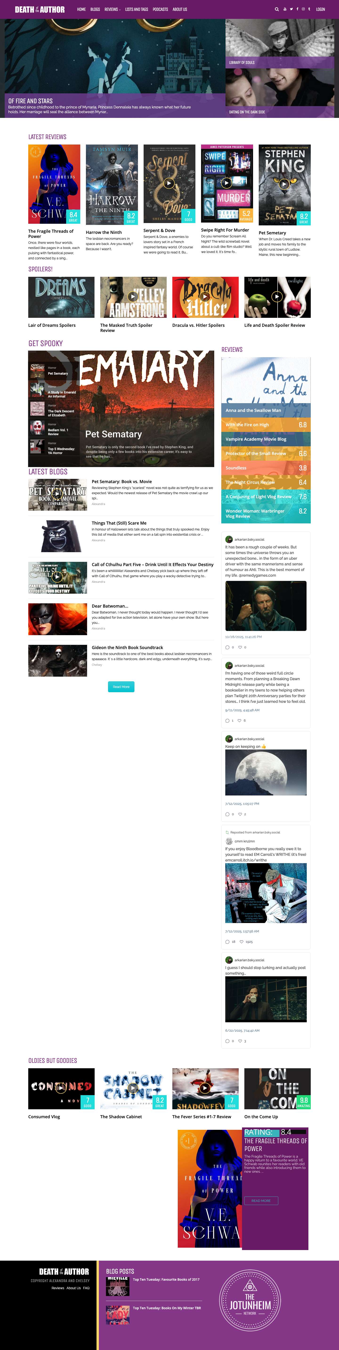 Death of the Author – Just another Jotunheim site - Full Screenshot