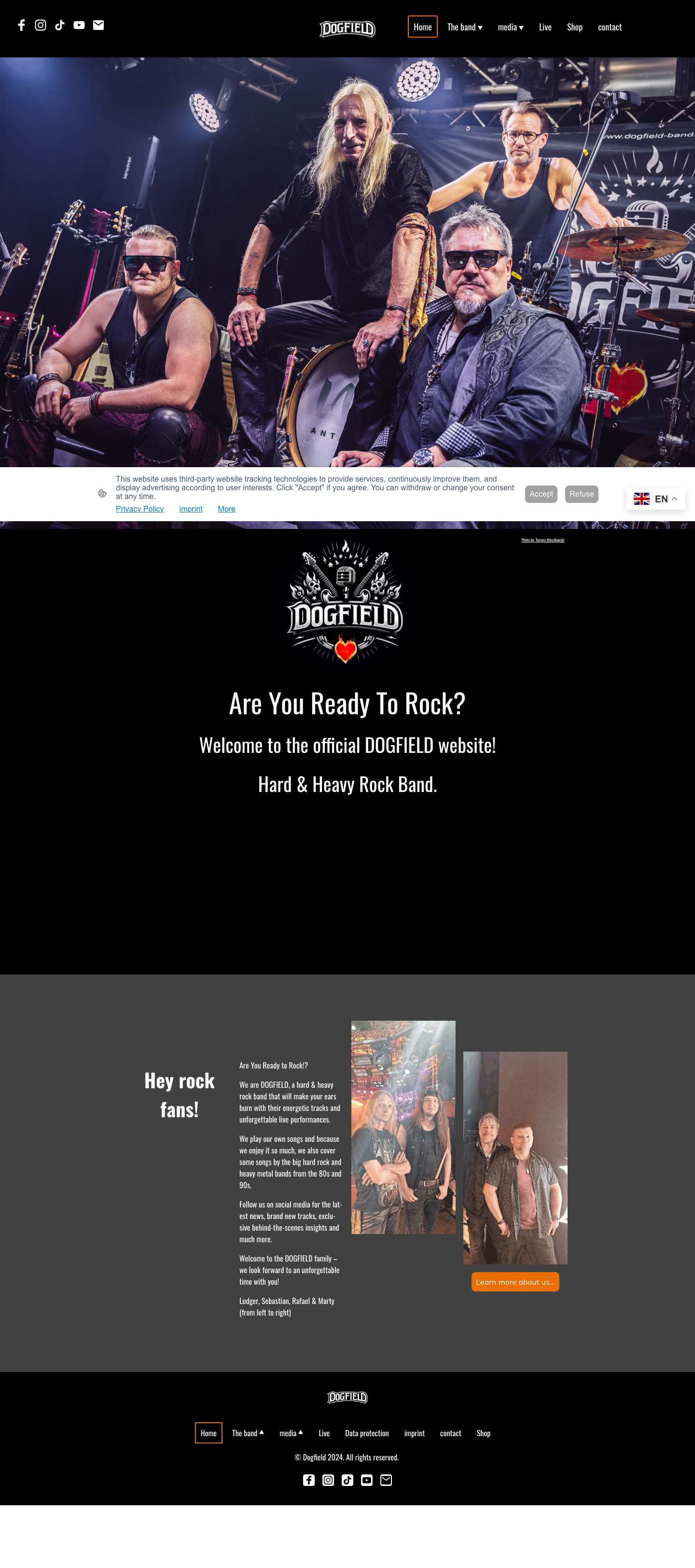 Dogfield Hard & Heavy Rock Band - Full Screenshot