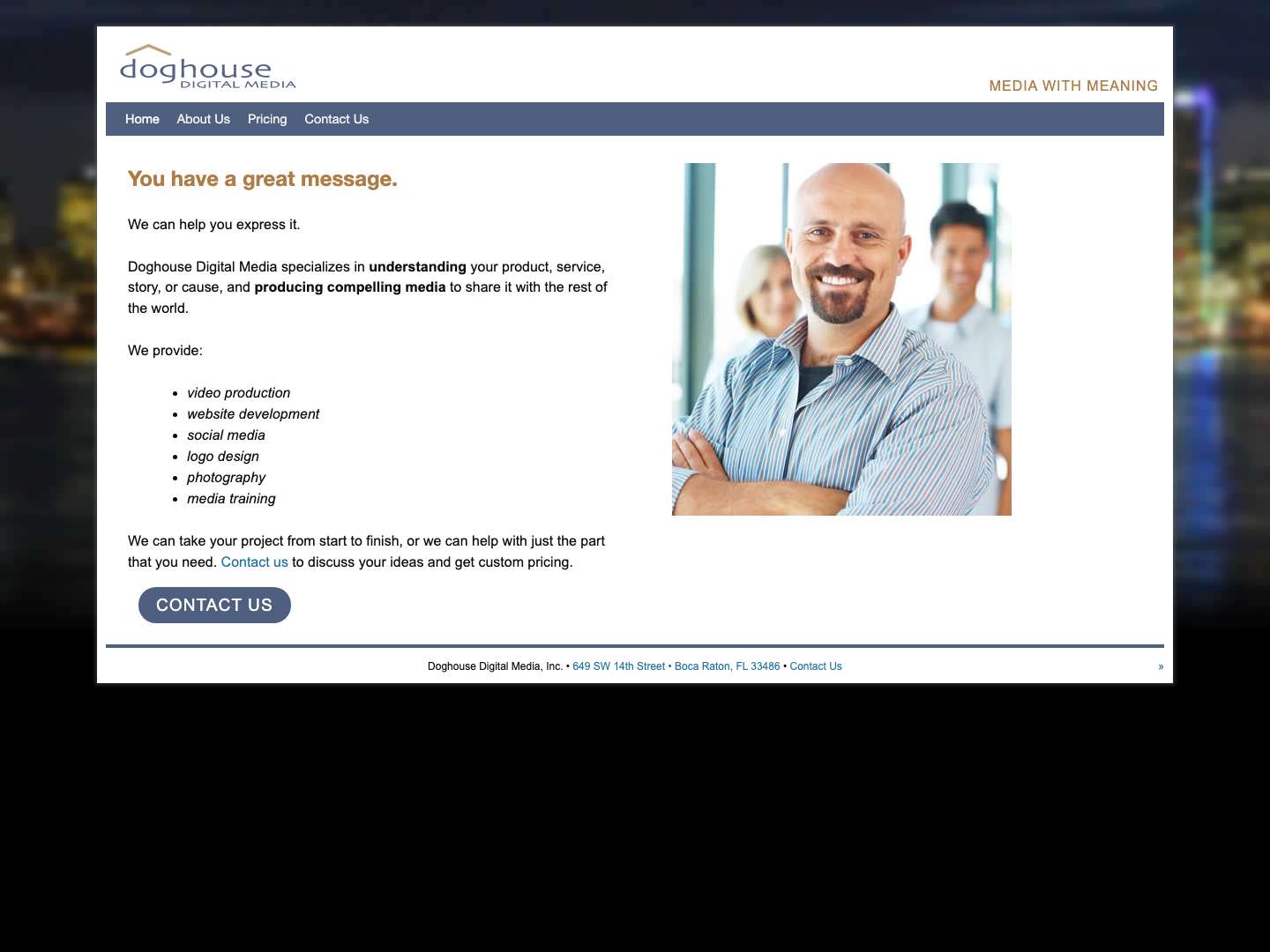 Doghouse Digital Media | Media with Meaning - Full Screenshot