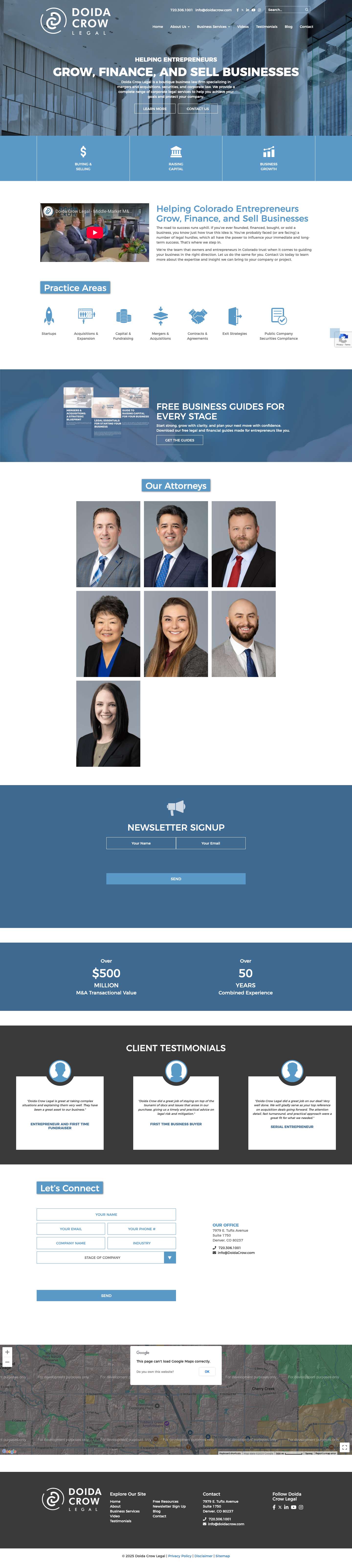 Home | Doida Crow Legal - Full Screenshot