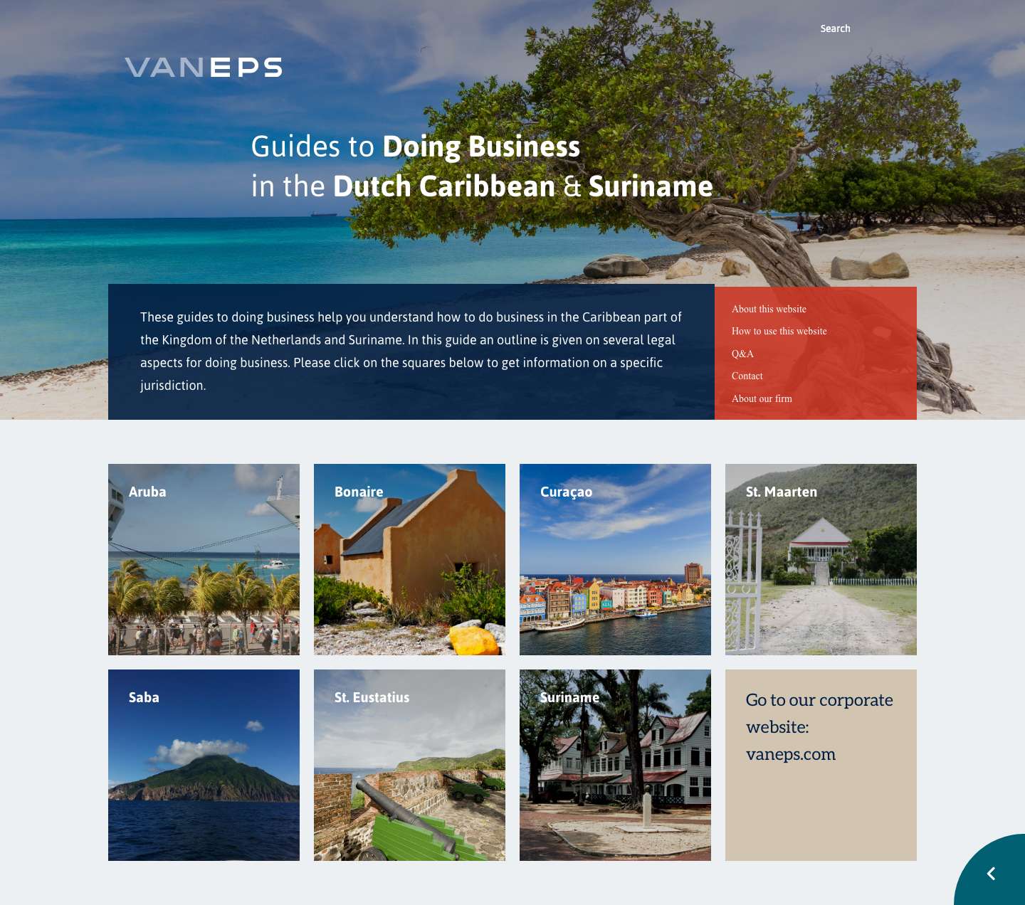 Guide to doing business - Full Screenshot