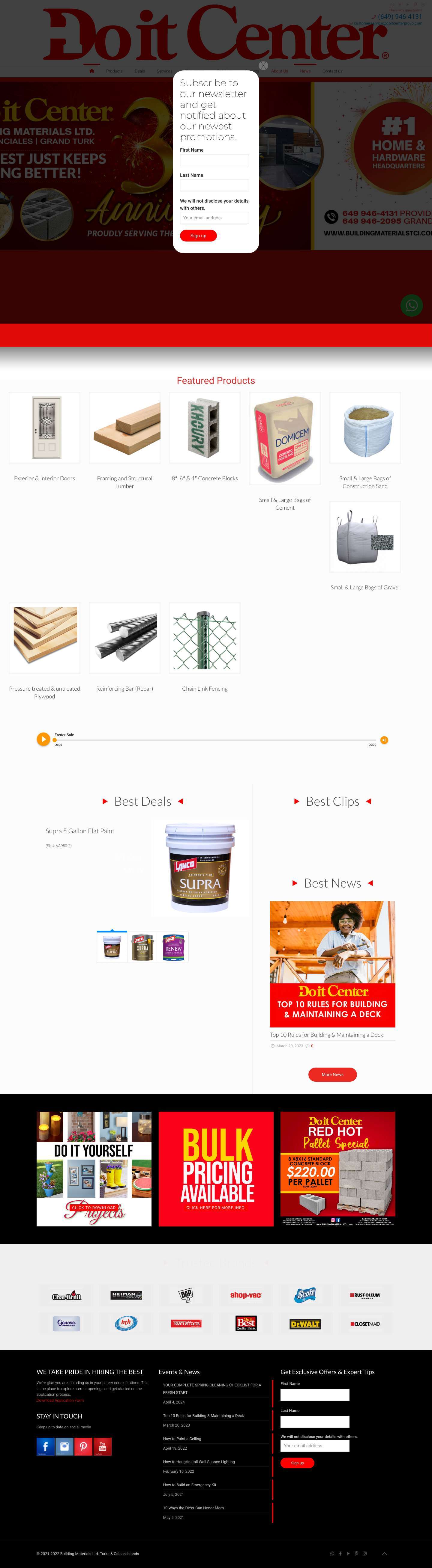 Building Materials Do it Center - Full Screenshot
