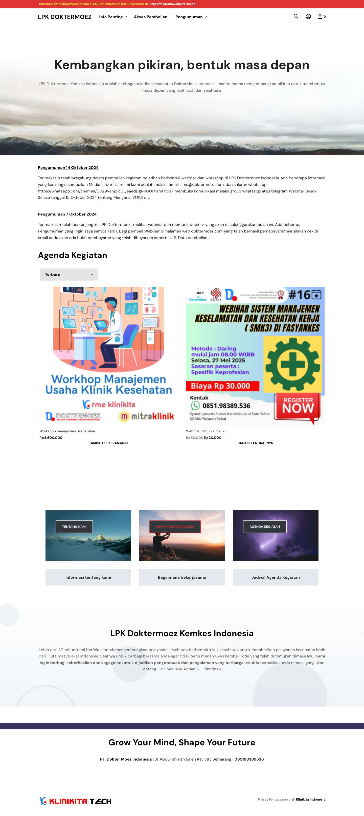 LPK DokterMoez Indonesia - LPK Dokter - Full Screenshot