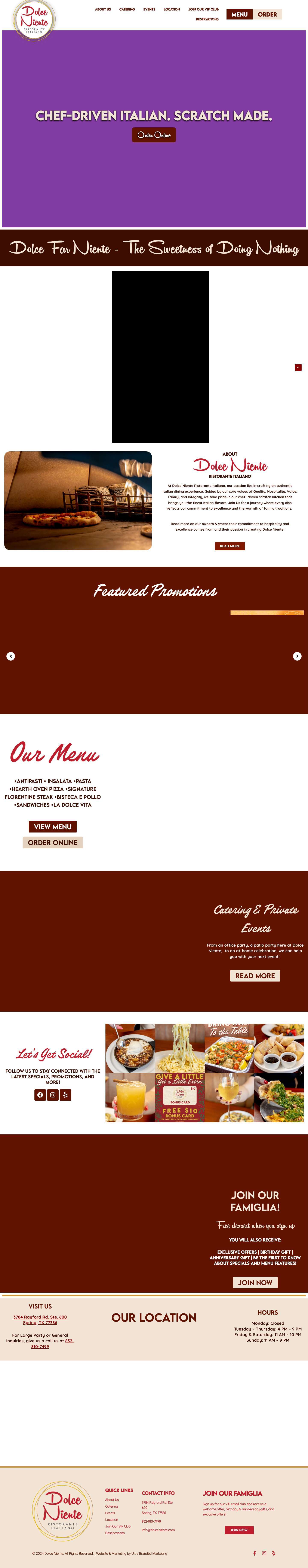 Home - Dolce Niente - Full Screenshot