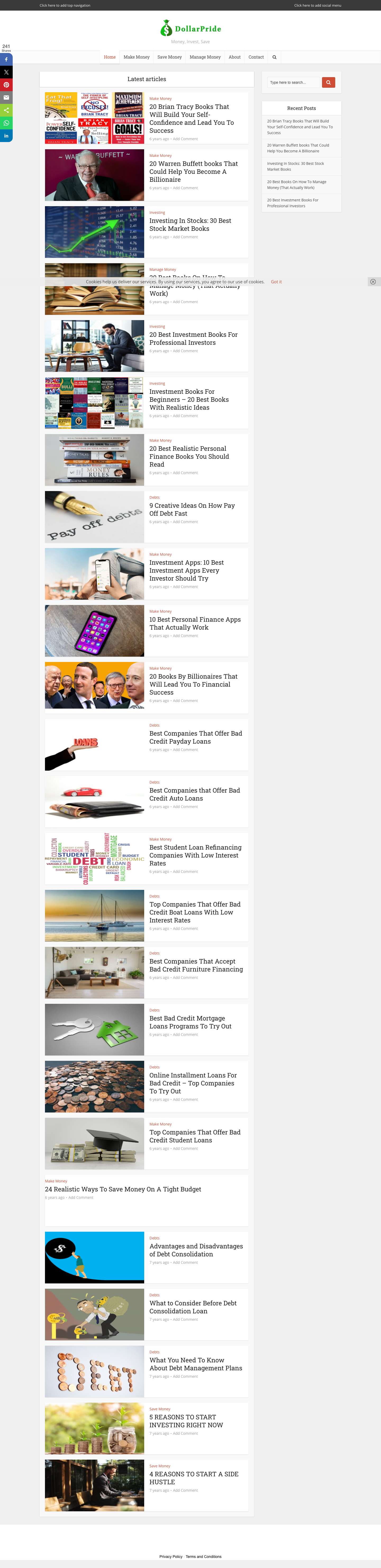 Dollar Pride - Money, Invest, Save - Full Screenshot