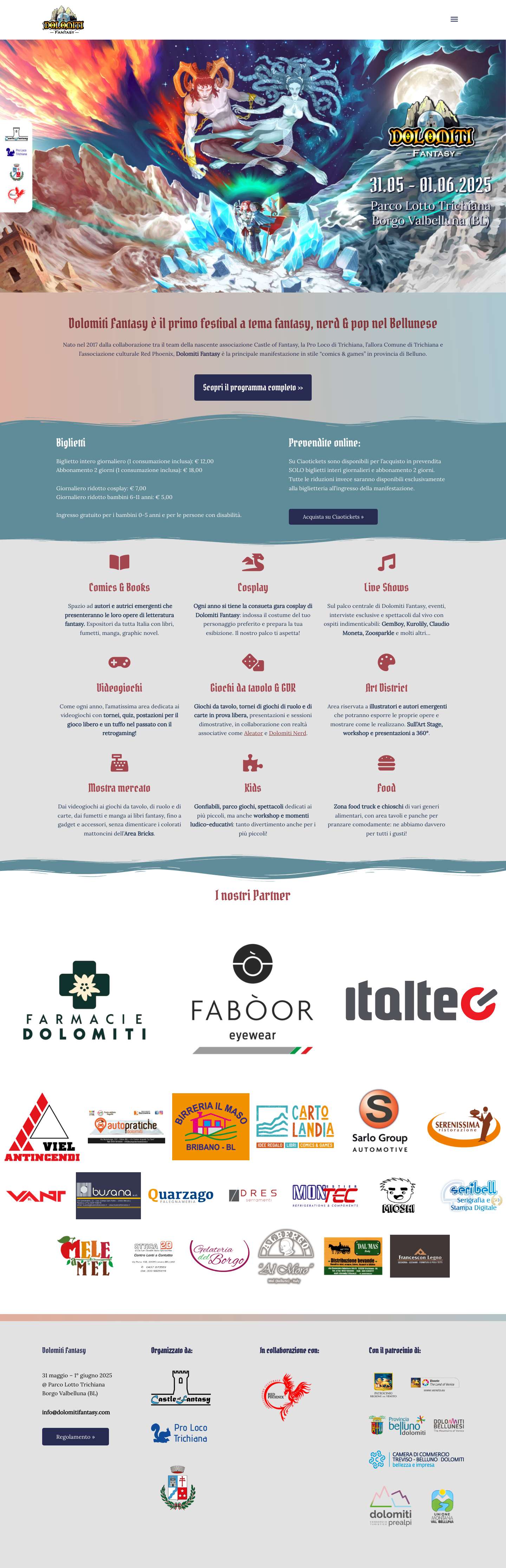 Home | Dolomiti Fantasy - Full Screenshot