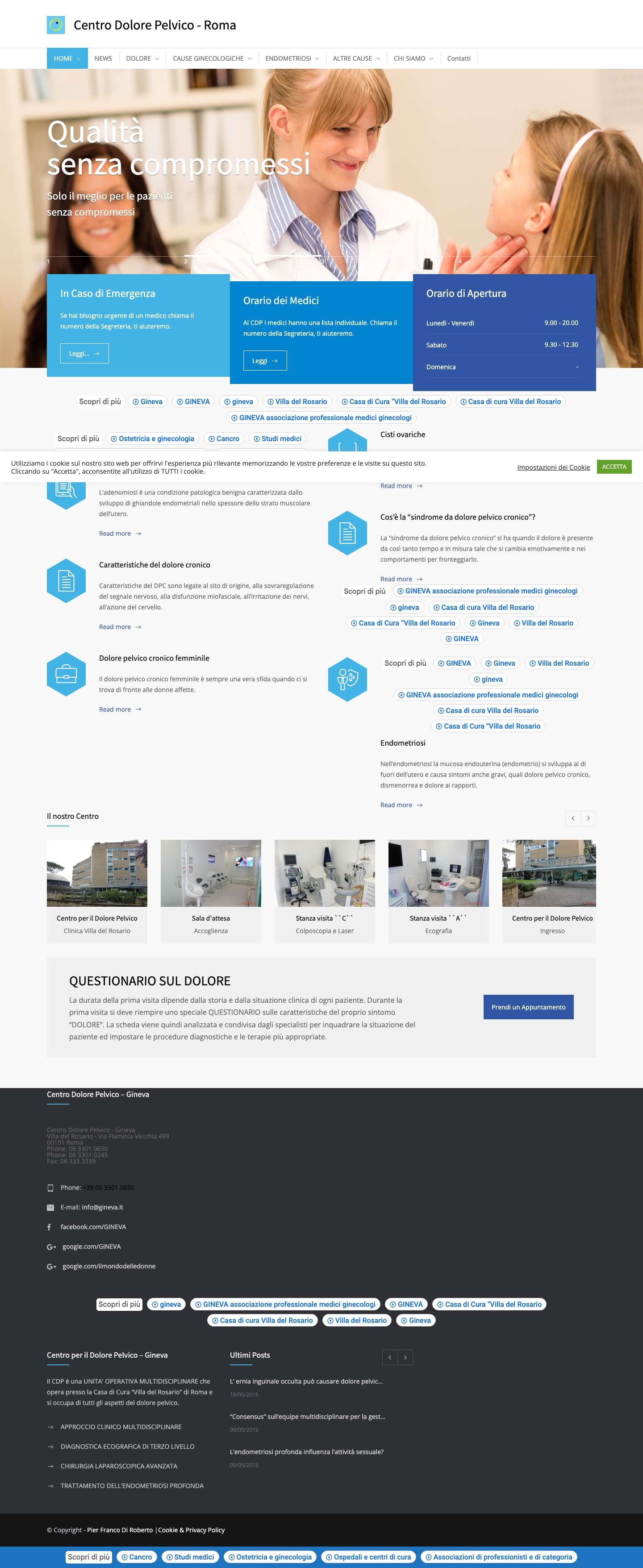 Il dolore pelvico cronico femminile - Full Screenshot