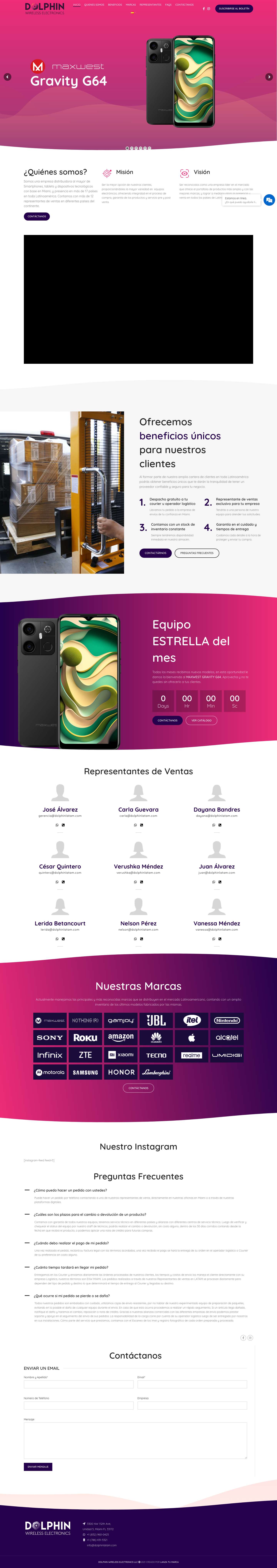 DOLPHIN – Wireless Electronics - Full Screenshot