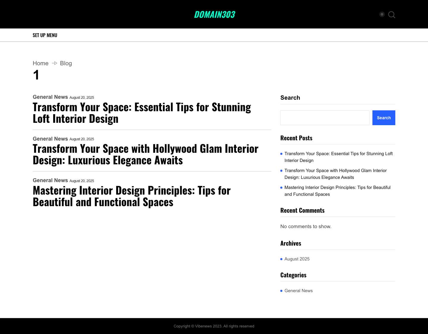 domain303 - Full Screenshot