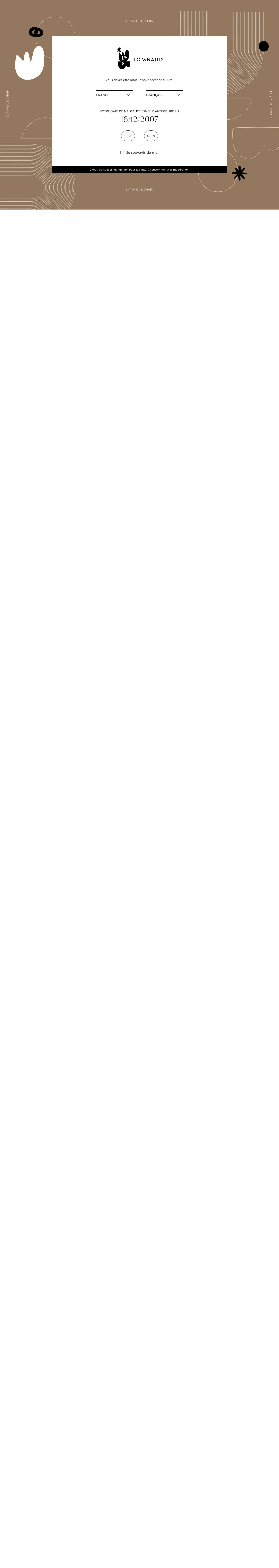 Accueil - Domaine Lombard - Full Screenshot