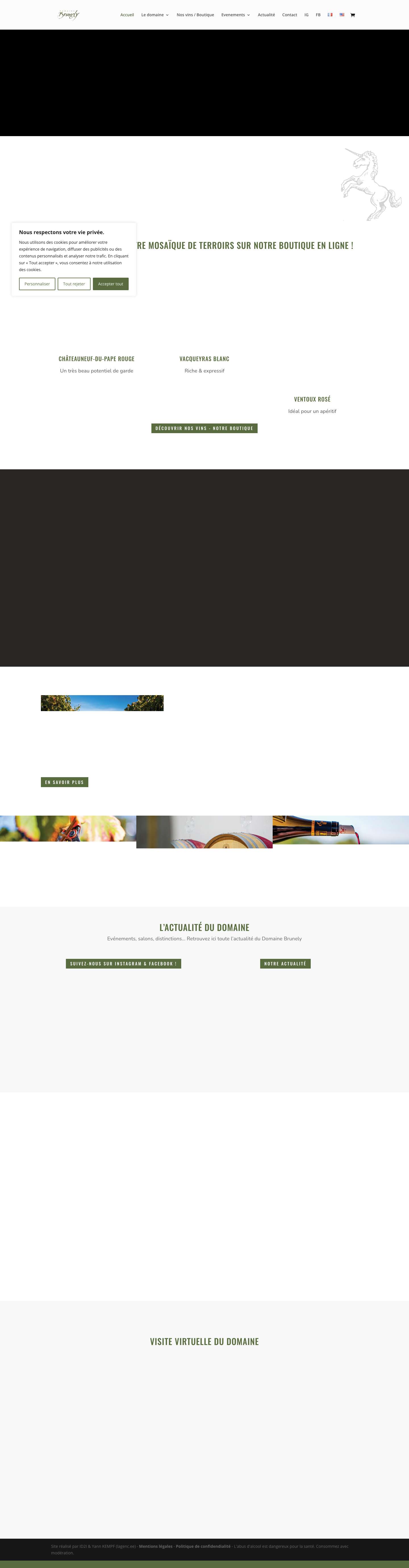 Accueil - Vignerons des Côtes-du-Rhône - Full Screenshot