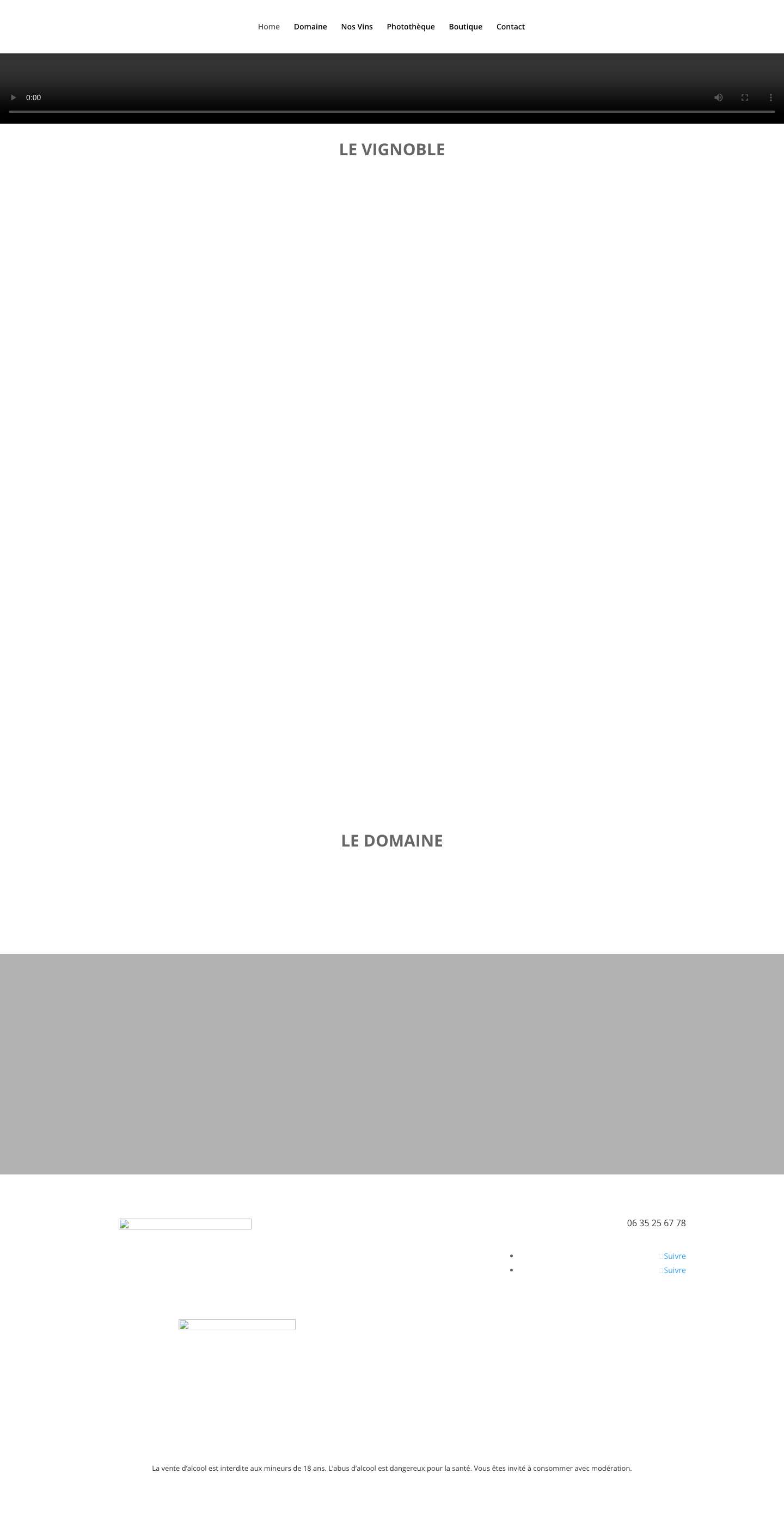 DOMAINE REINE JULIETTE | Domaine viticole à Castelnau-de-Guers - Full Screenshot