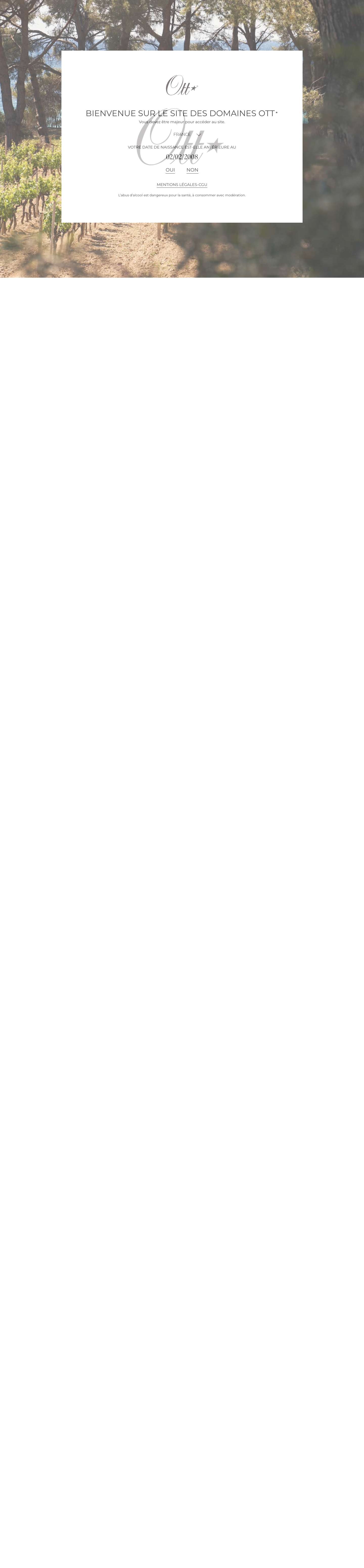 Étoile, un vin d'auteur - Domaines Ott - Full Screenshot