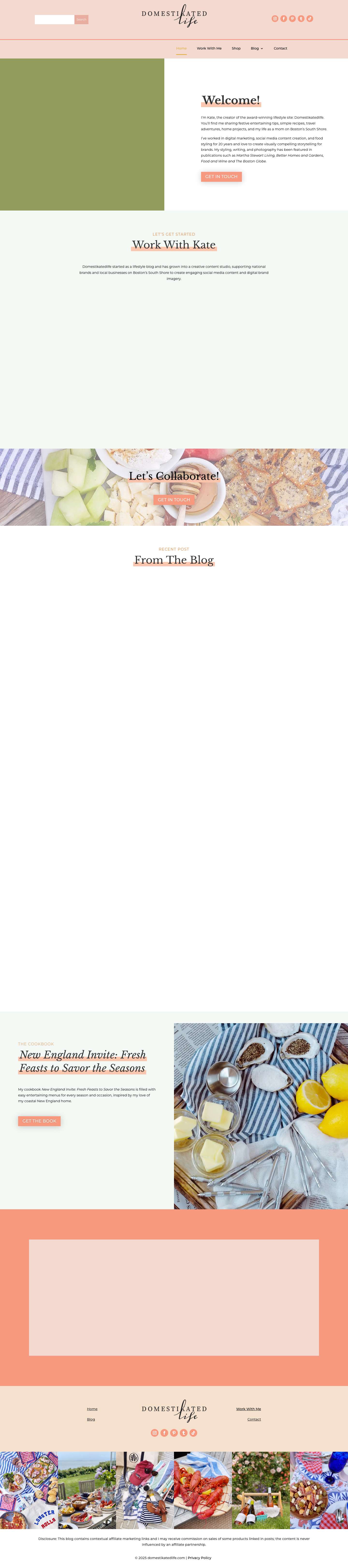 Home - DomestikatedLife - Full Screenshot