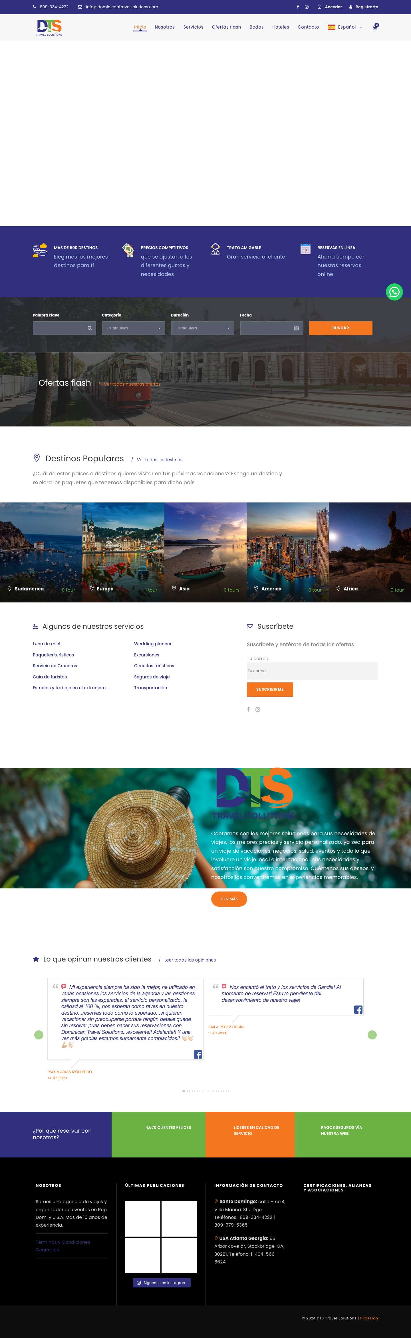 Dominican Travel SolutionsJoinchat - Full Screenshot