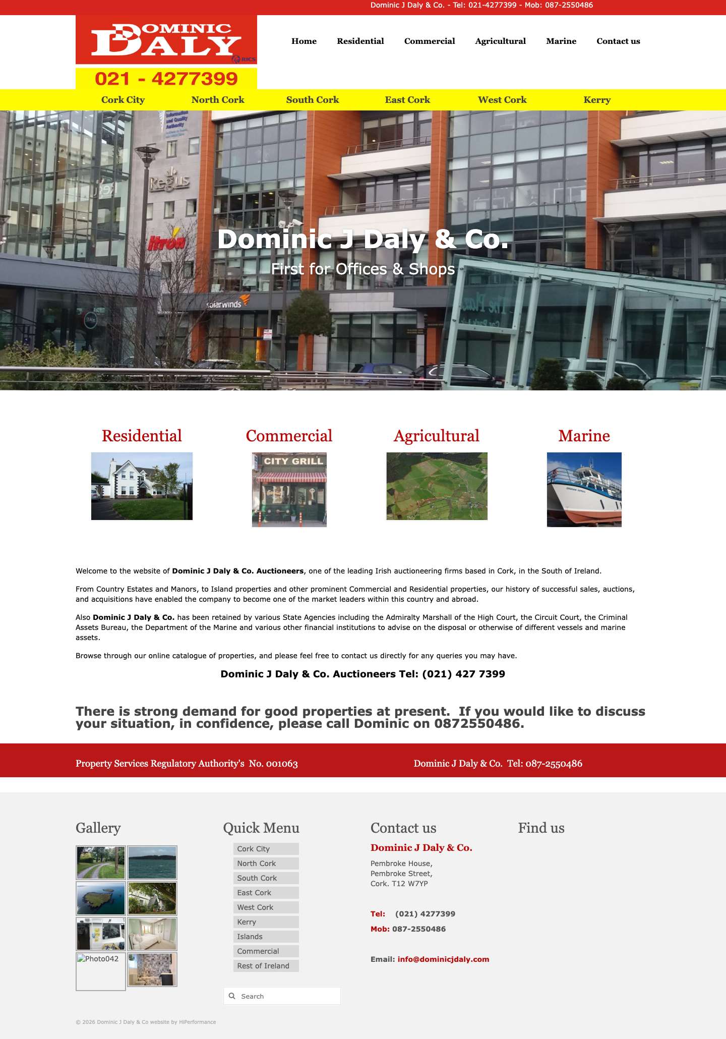 Dominic J Daly & Co - Full Screenshot