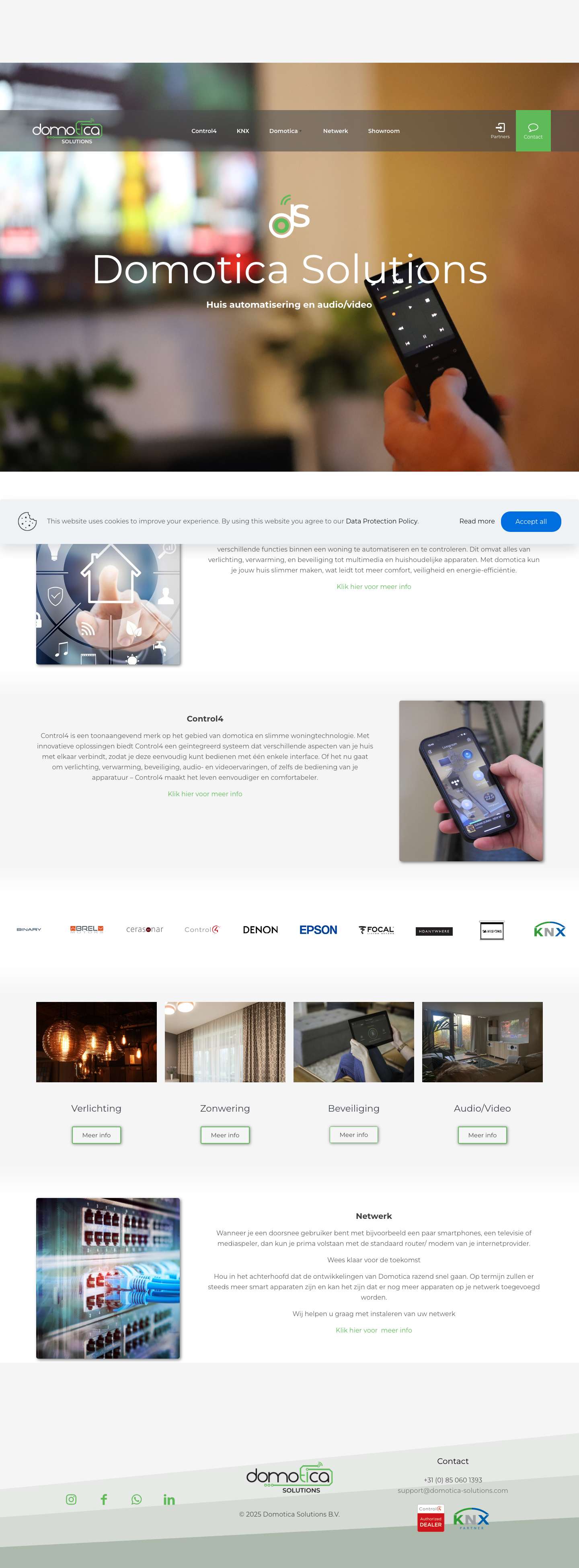 Domotica Solutions – Smart Living - Full Screenshot